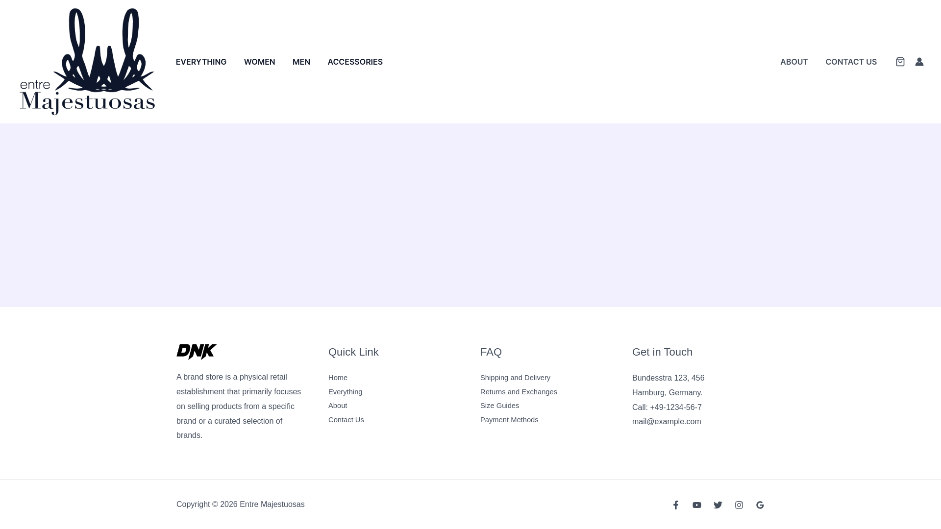 website screenshot of https://entremajestuosas.com/