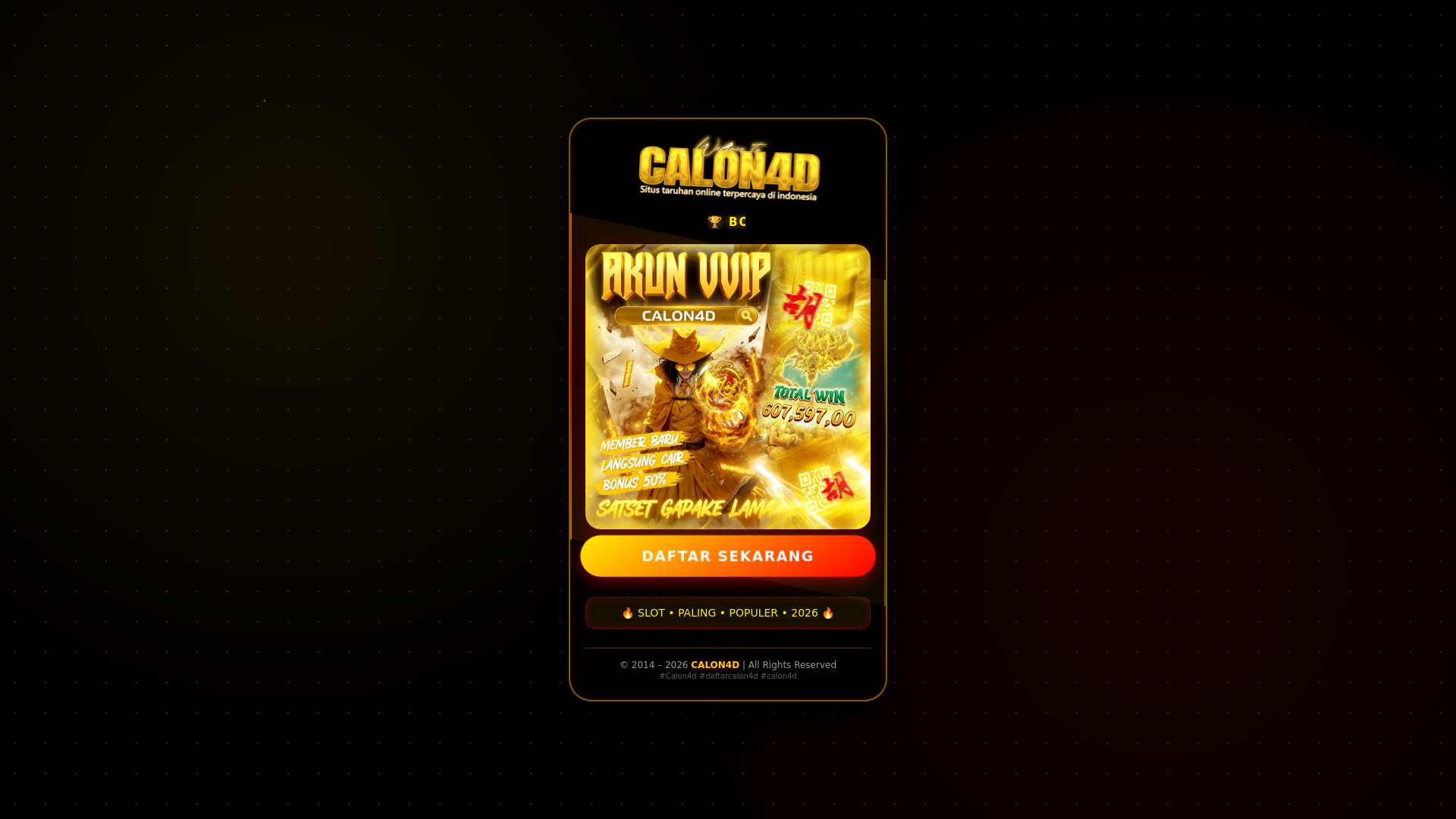 website screenshot of https://calonroyal.xyz/