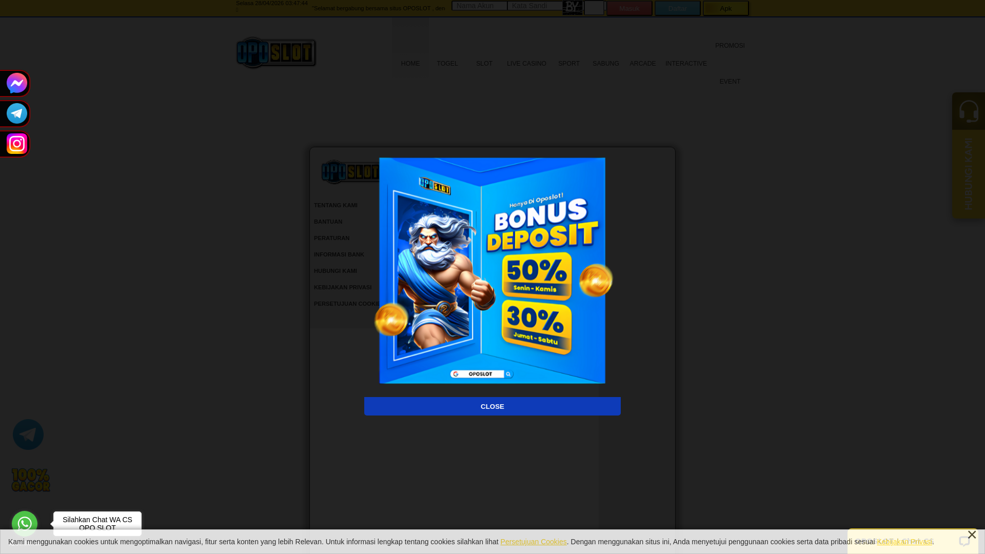 website screenshot of https://oposlotkit.com/