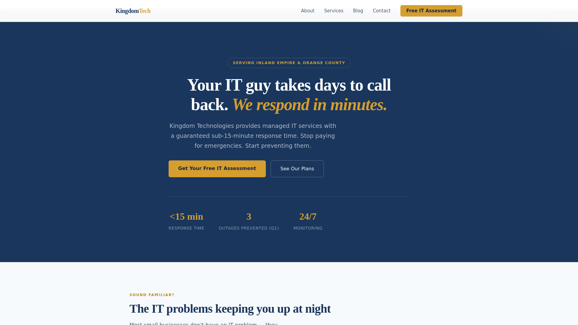 website screenshot of https://kingdom-technologies.pages.dev/