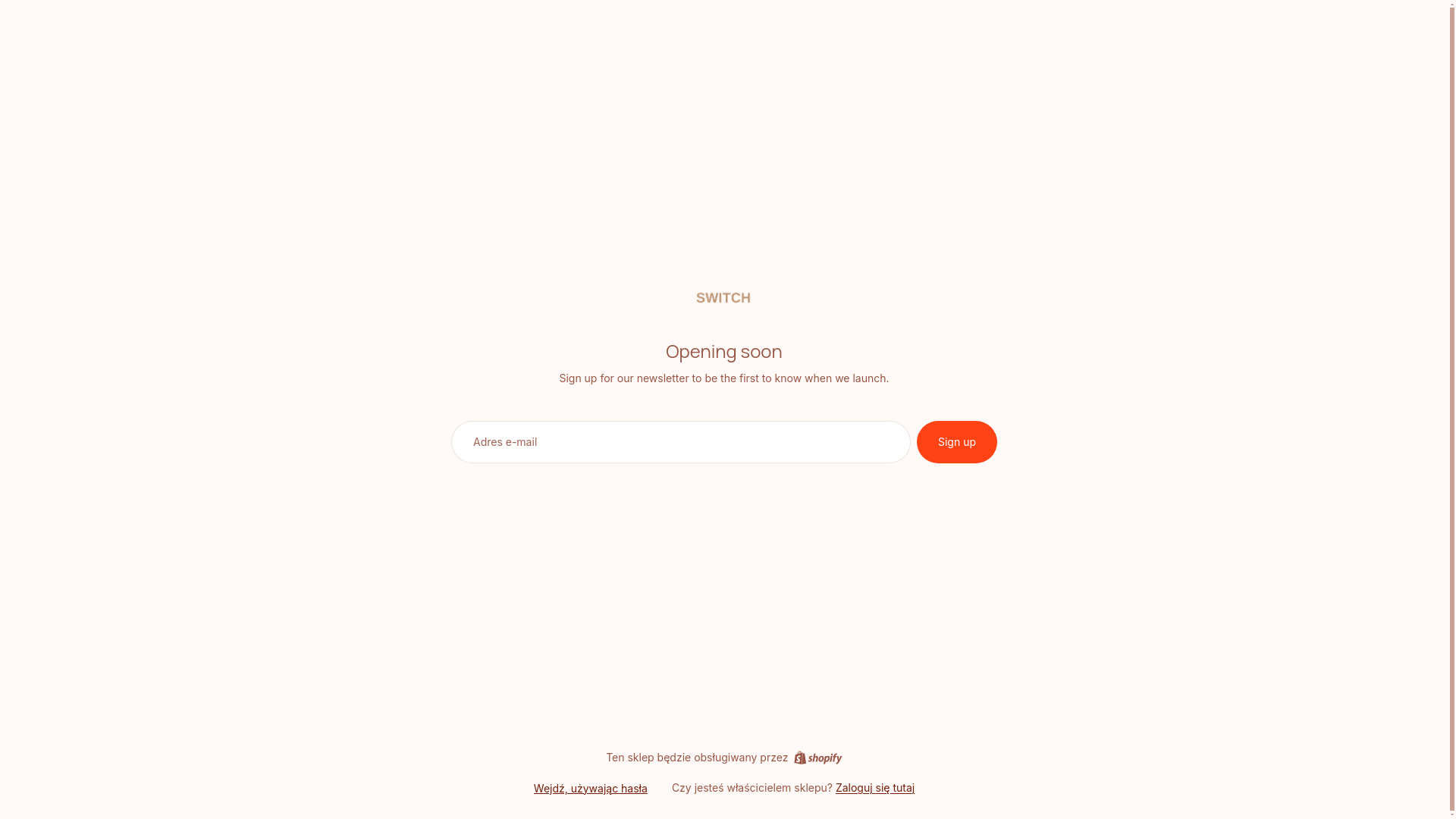 website screenshot of https://switchhair.pl/