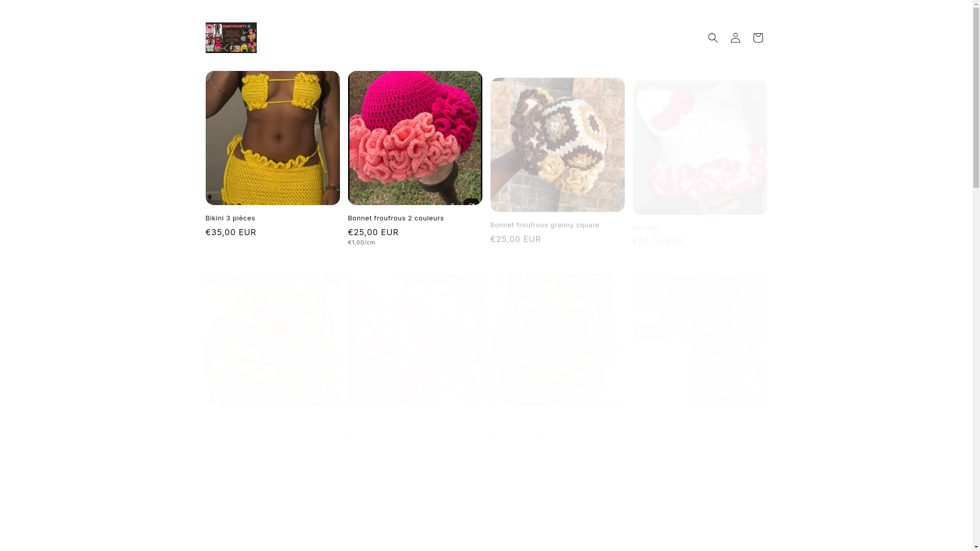 website screenshot of https://riamhook.shop/