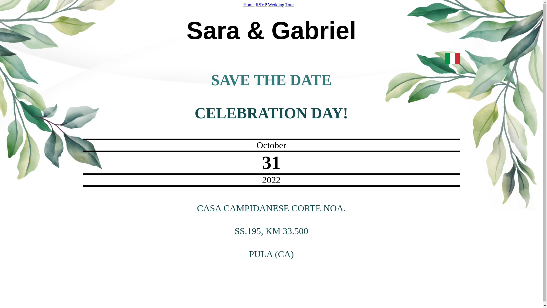 website screenshot of https://saragabrielweddingtour-com.pages.dev/
