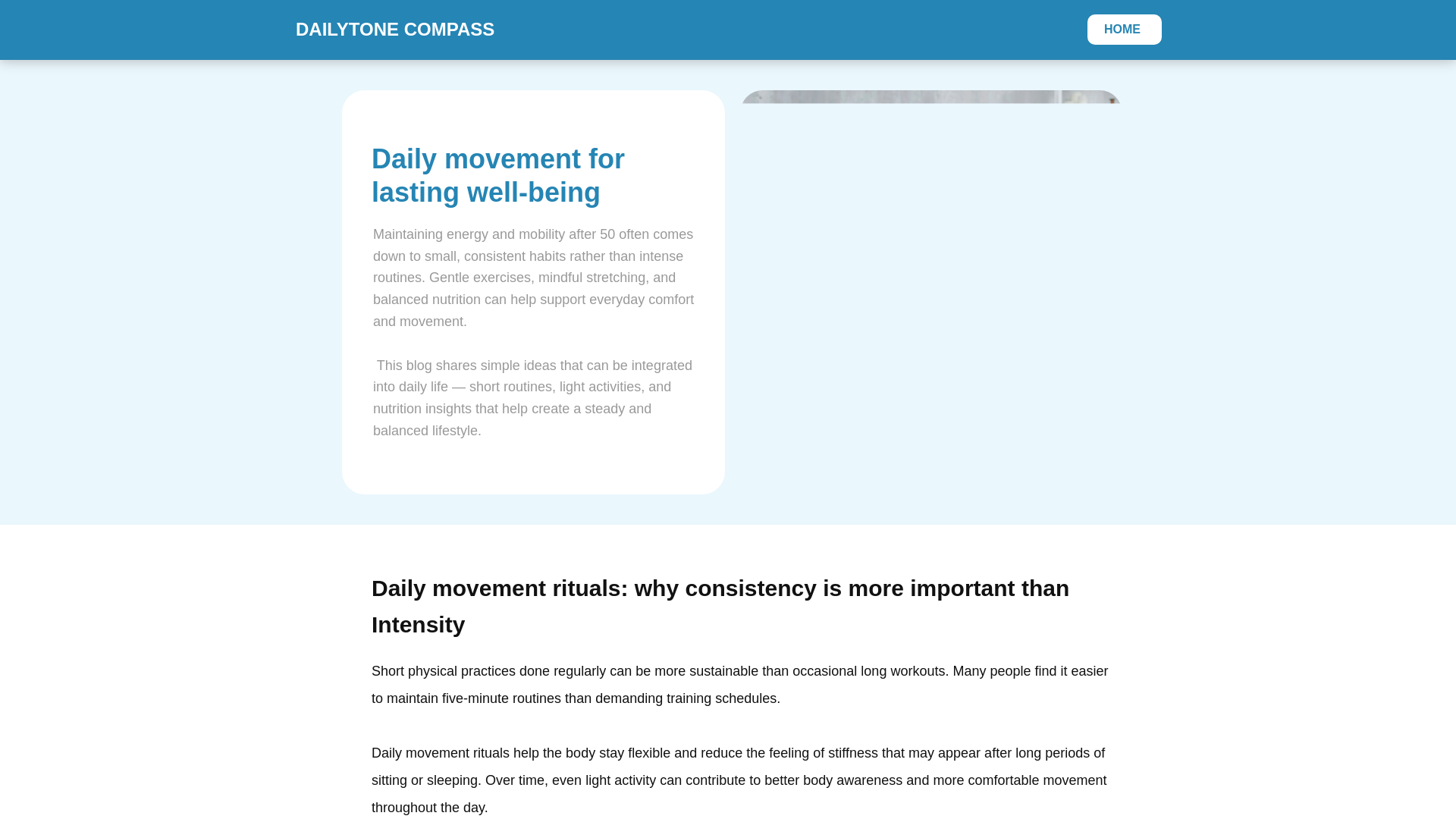 website screenshot of https://dailytonecompassap.info/