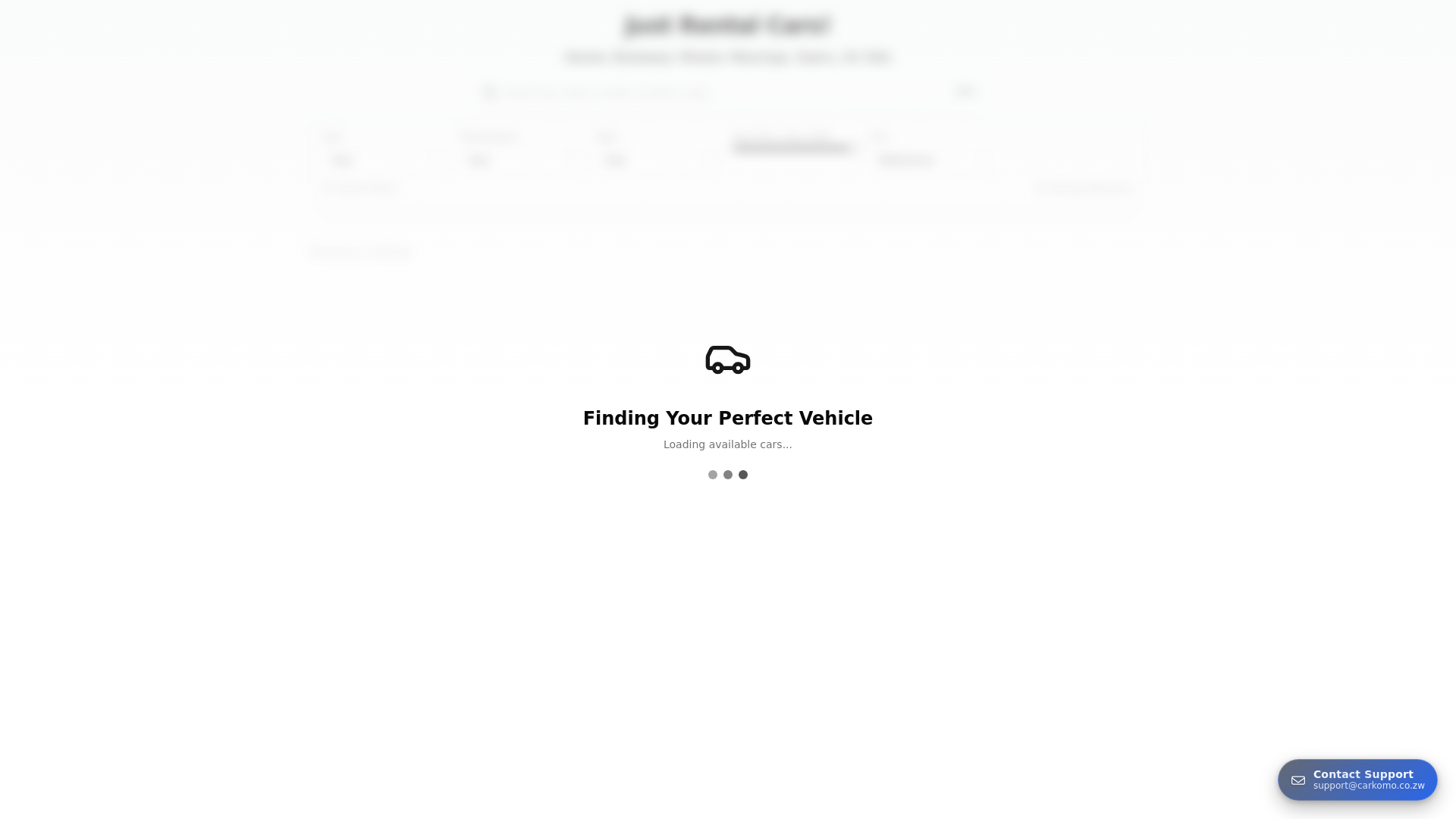 website screenshot of https://carkomo.com/