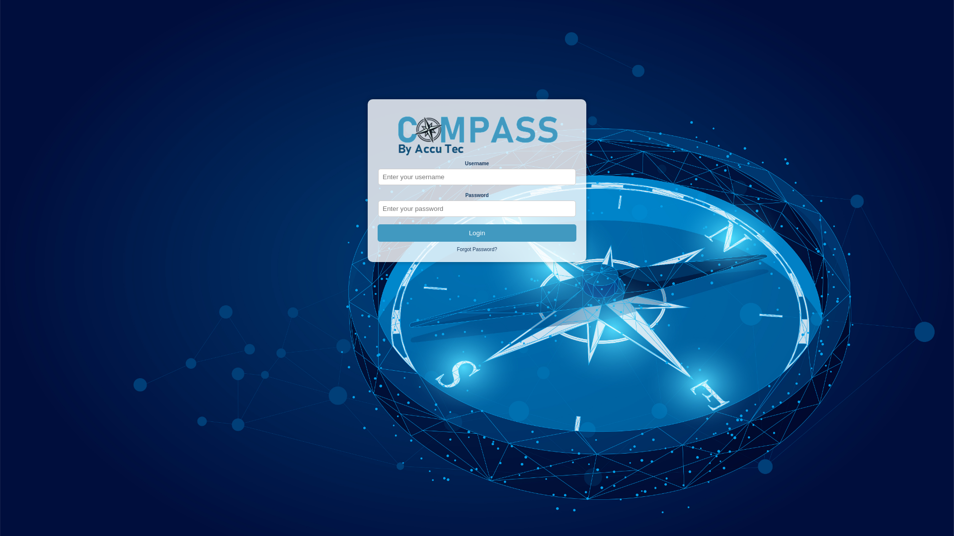 website screenshot of https://compass-accutec.com/