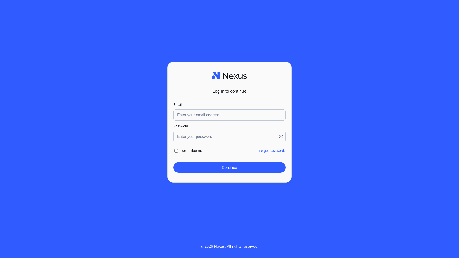 website screenshot of https://nexus-agents.ai