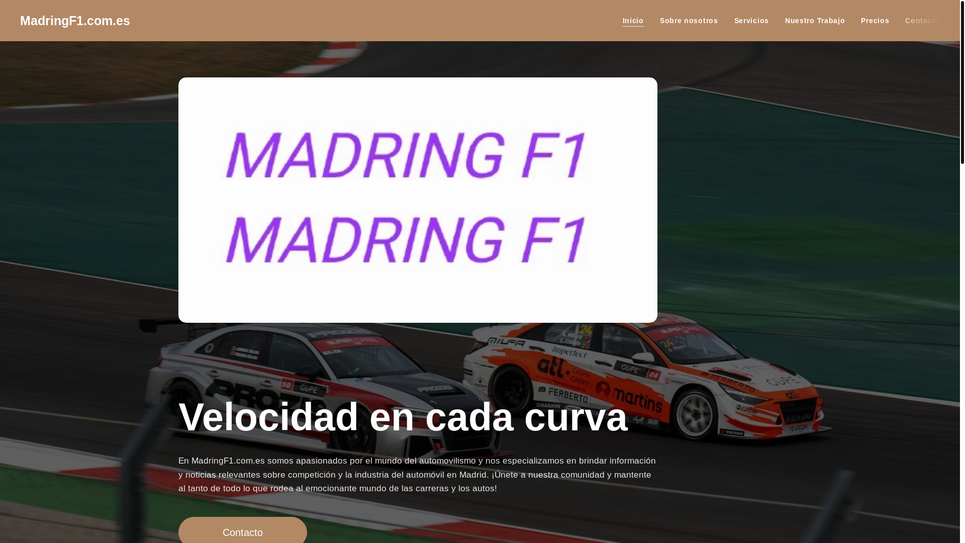website screenshot of https://madringf1.com.es/