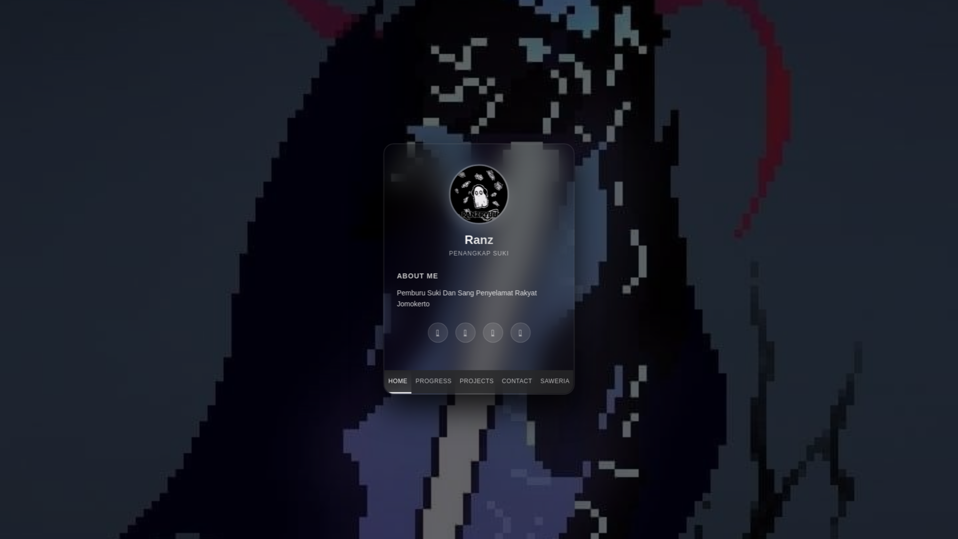 website screenshot of https://ranzryuhost.pages.dev/