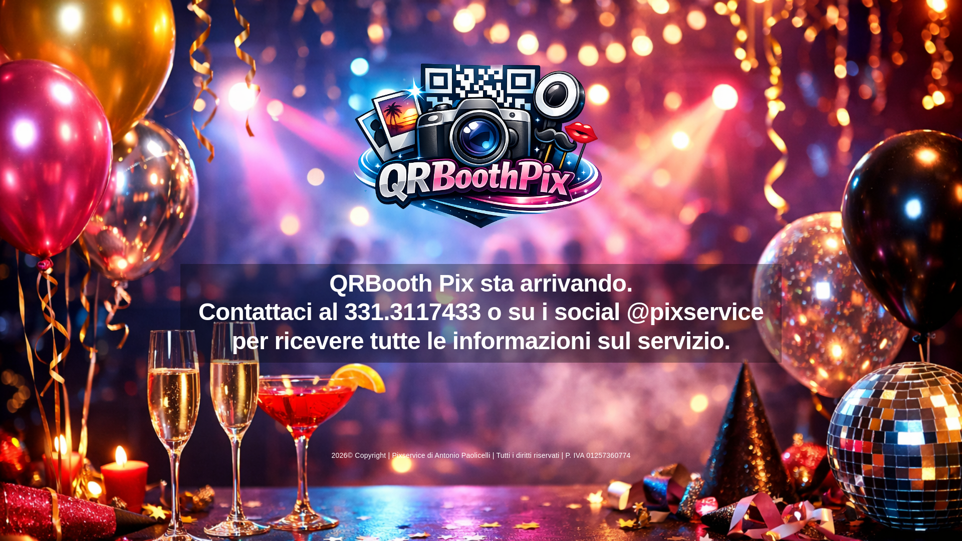 website screenshot of https://qrboothpix.com/