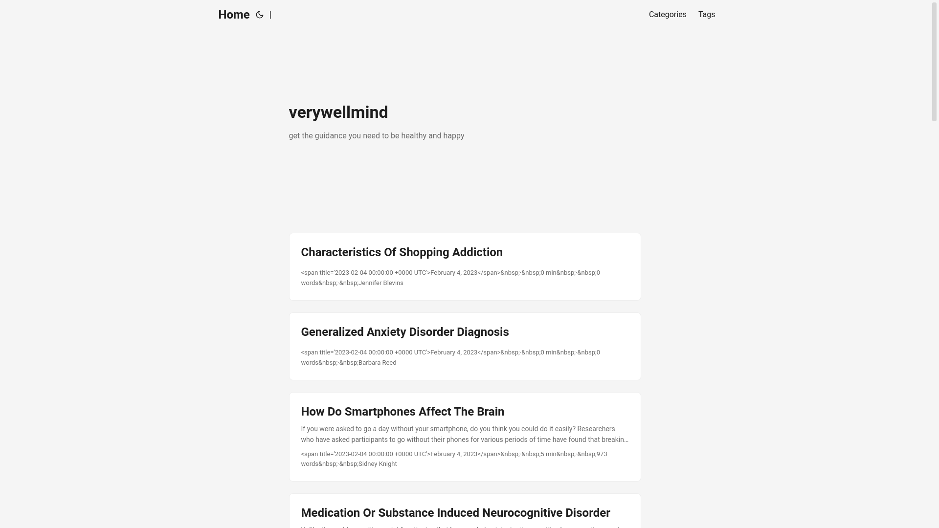 website screenshot of https://verywellmind25.pages.dev/