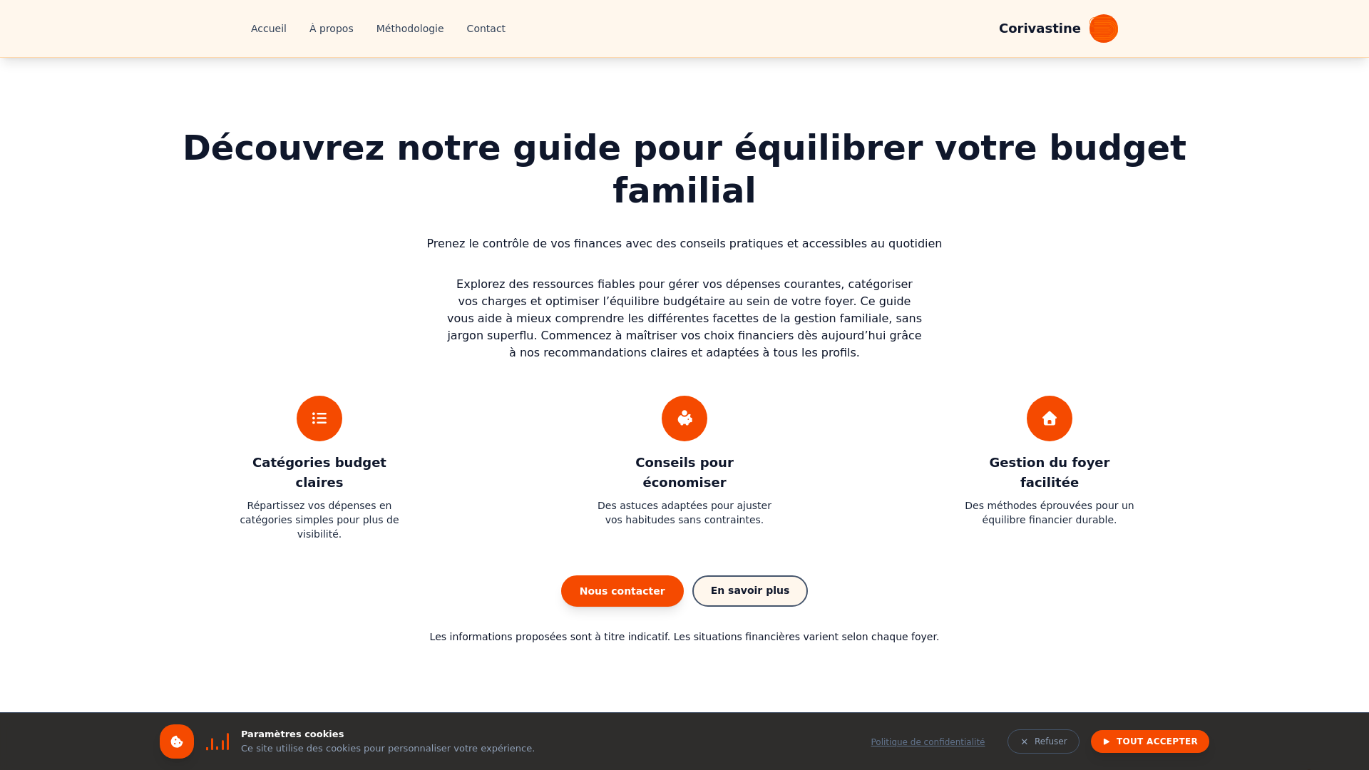 website screenshot of https://corivastine.com/