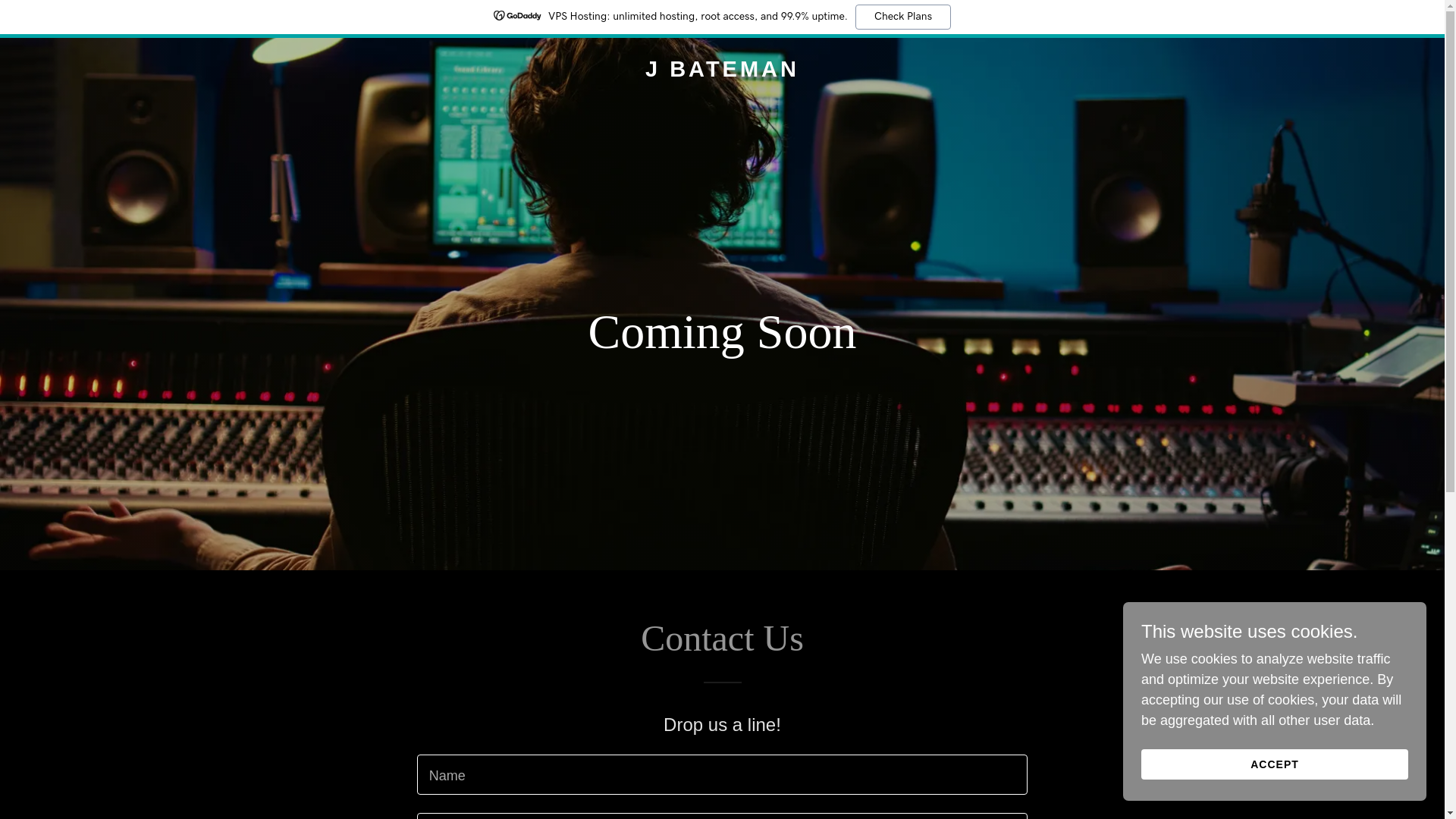 website screenshot of https://jbatemanmusic.com/