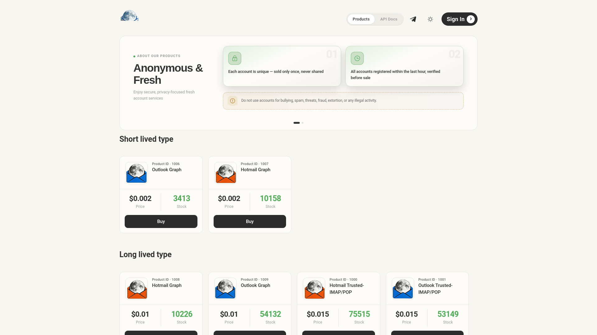 website screenshot of https://moonquakes.cc