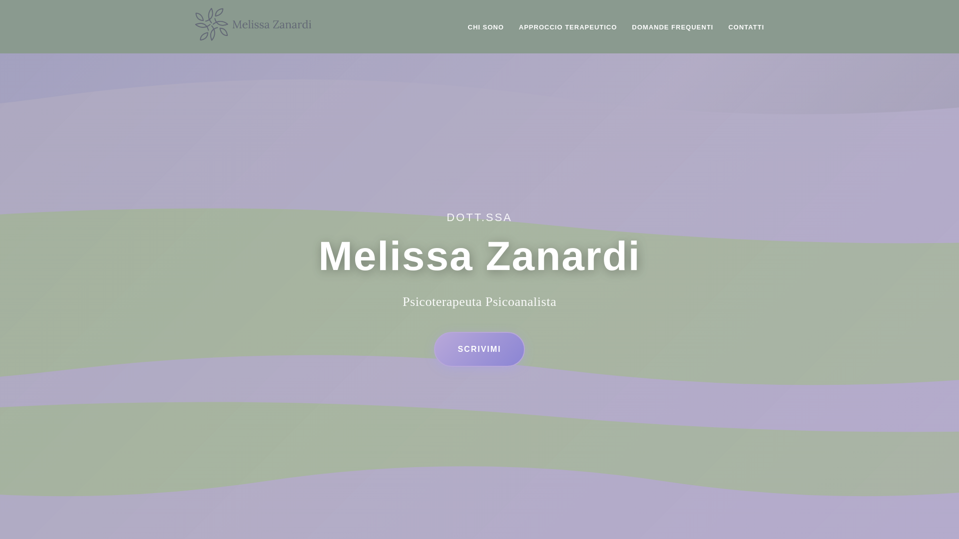 website screenshot of https://melissazanardipsicologa.com/