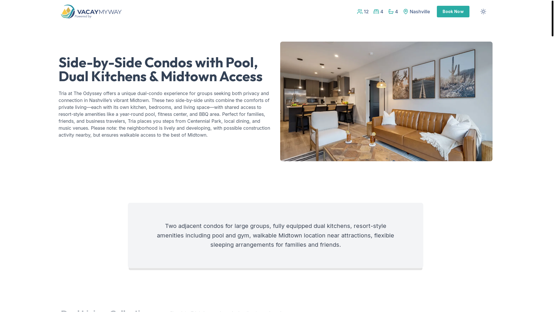 website screenshot of https://centennialduo.house/