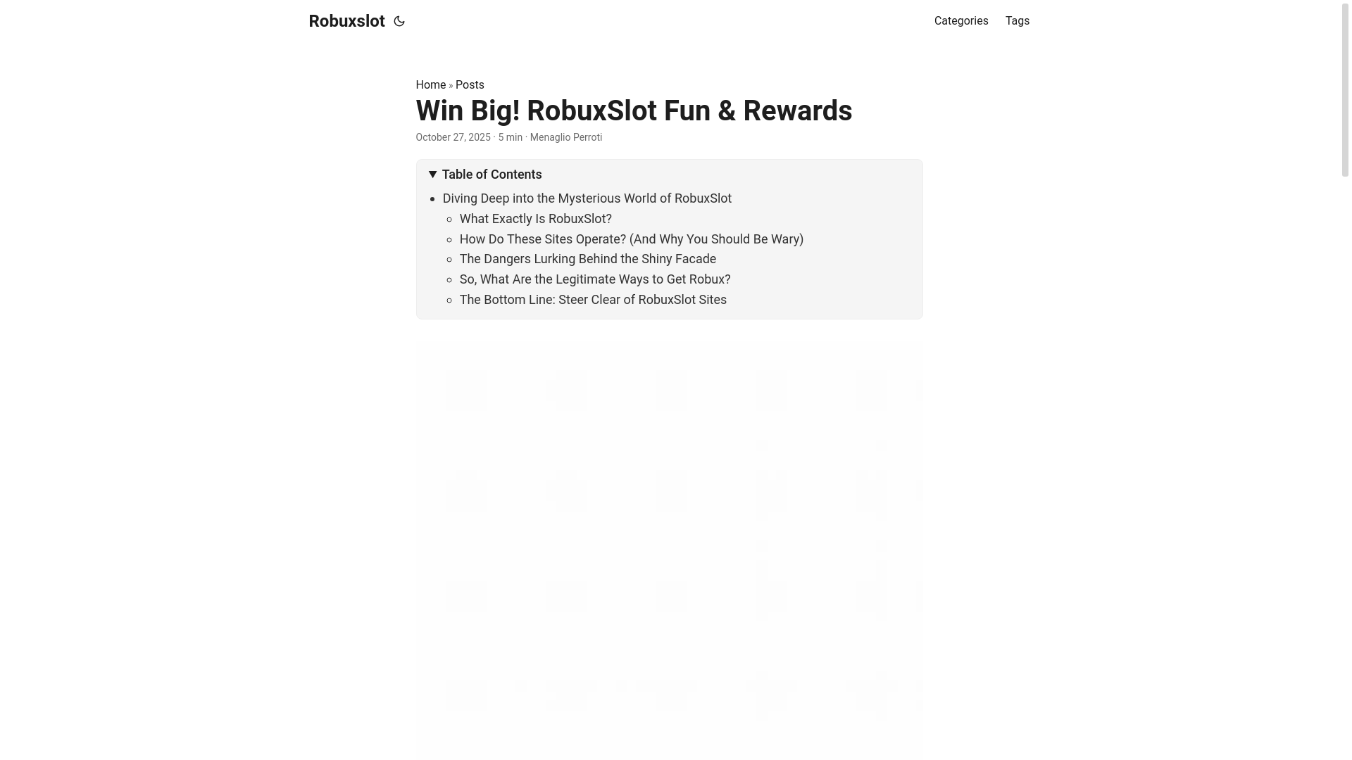 website screenshot of https://robuxslot.pages.dev/