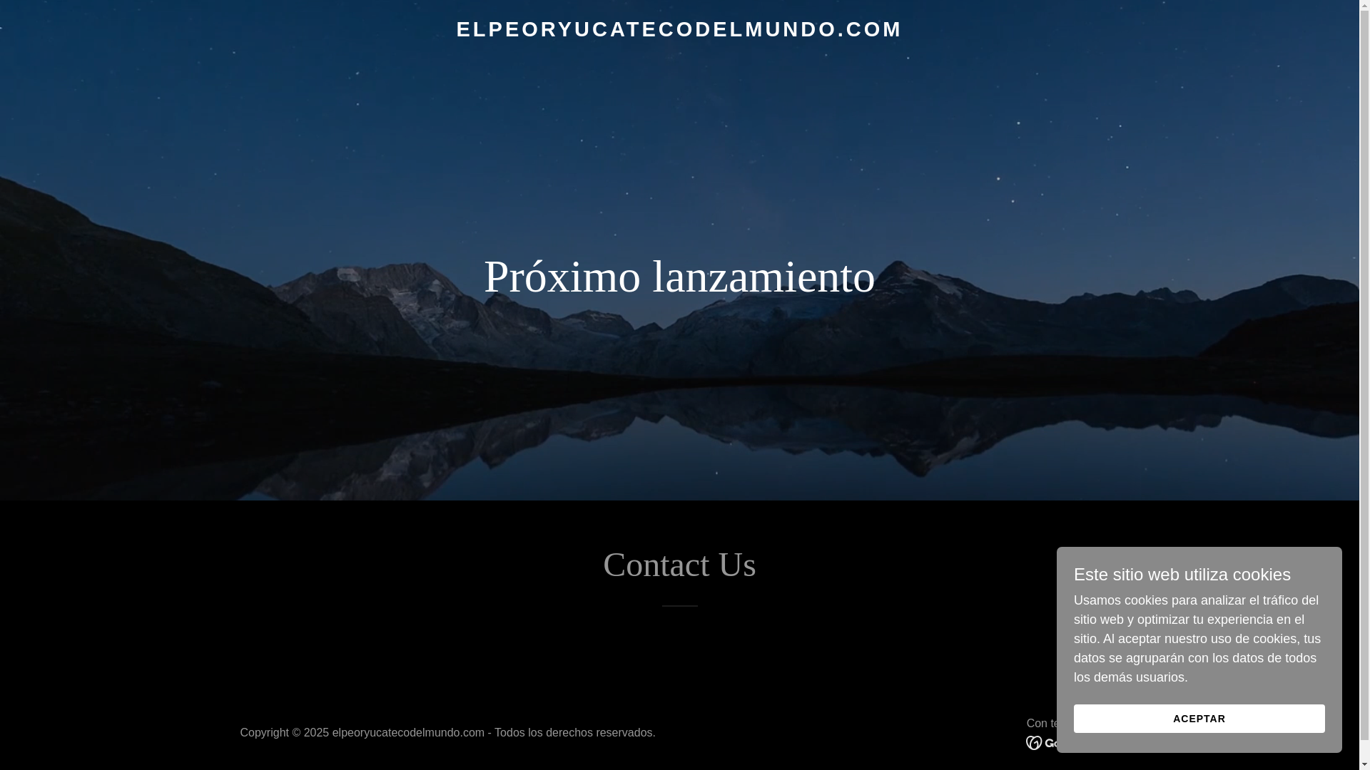 website screenshot of https://elpeoryucatecodelmundo.com/