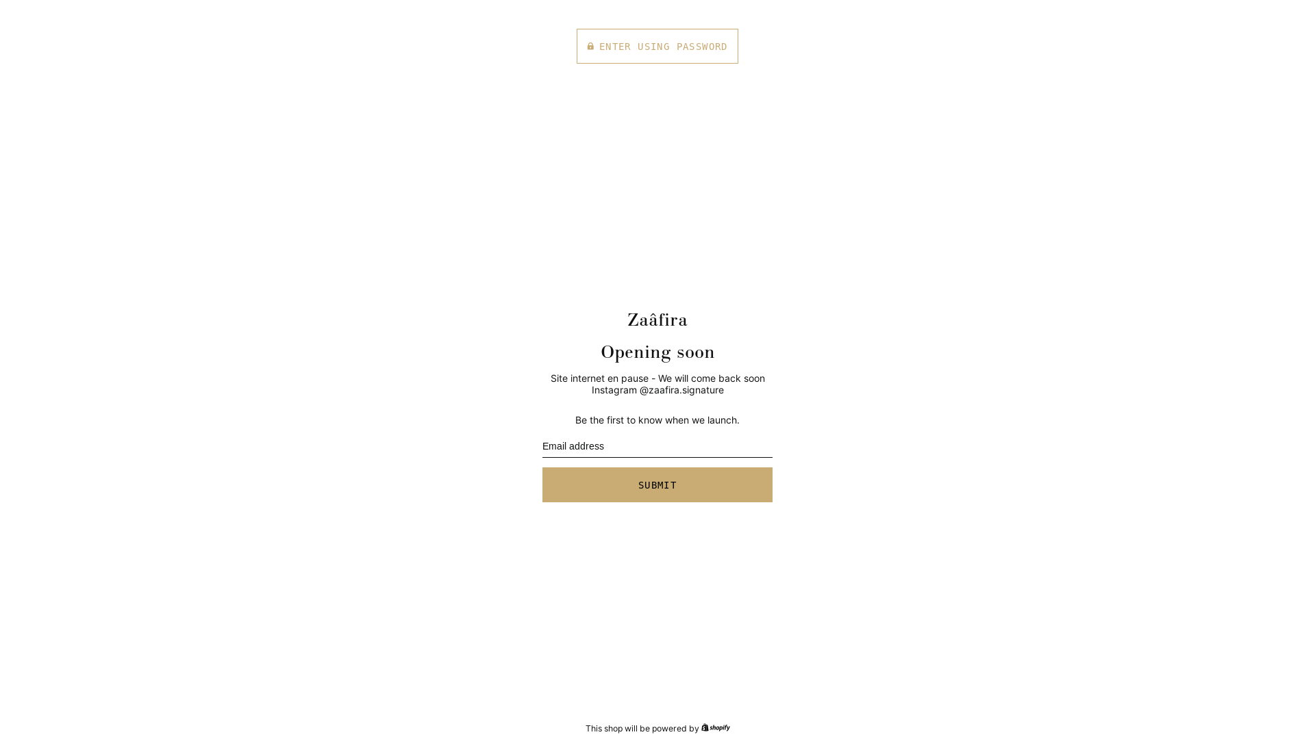website screenshot of https://byzaafira.com/