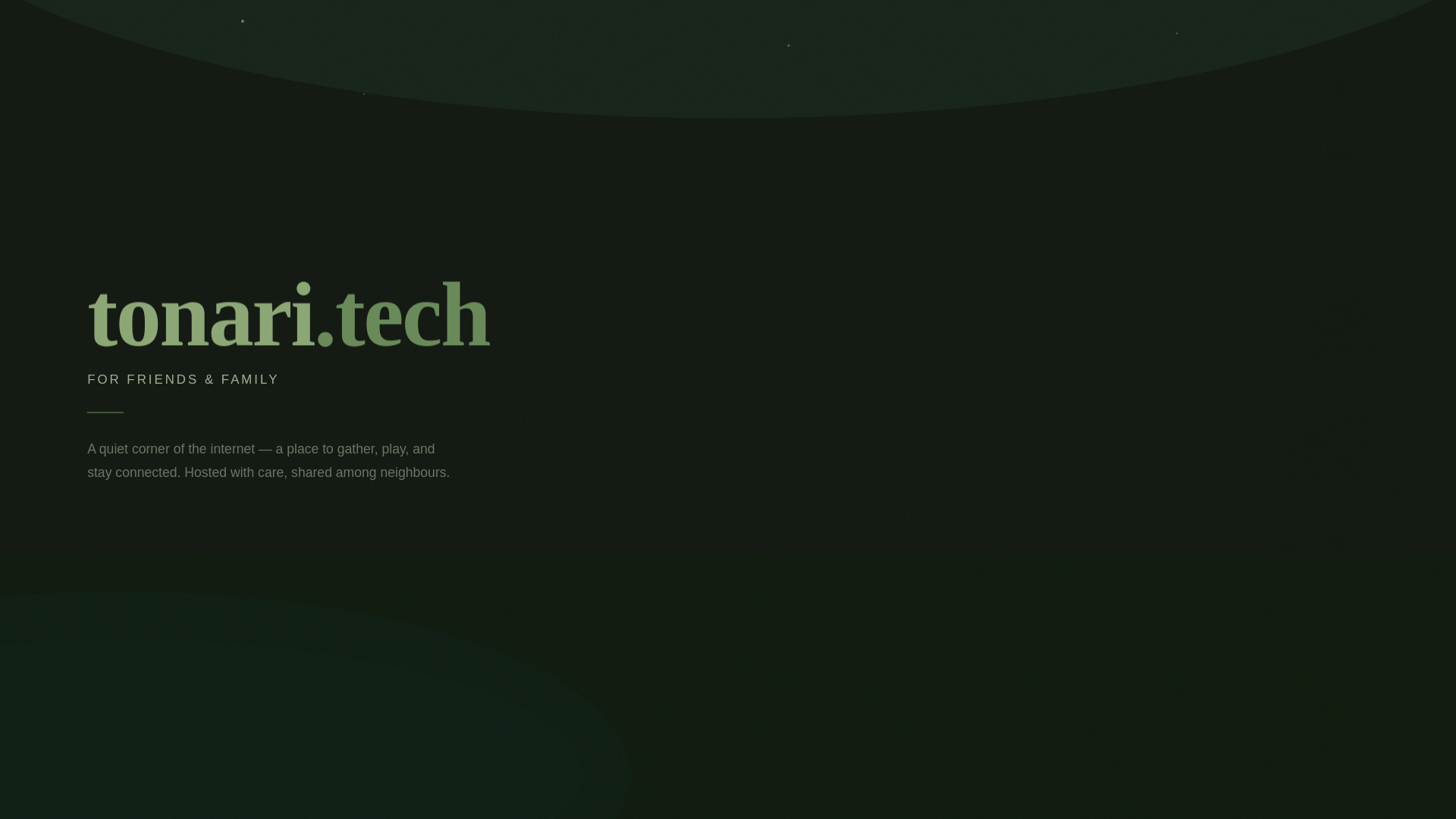 website screenshot of https://tonari.tech/