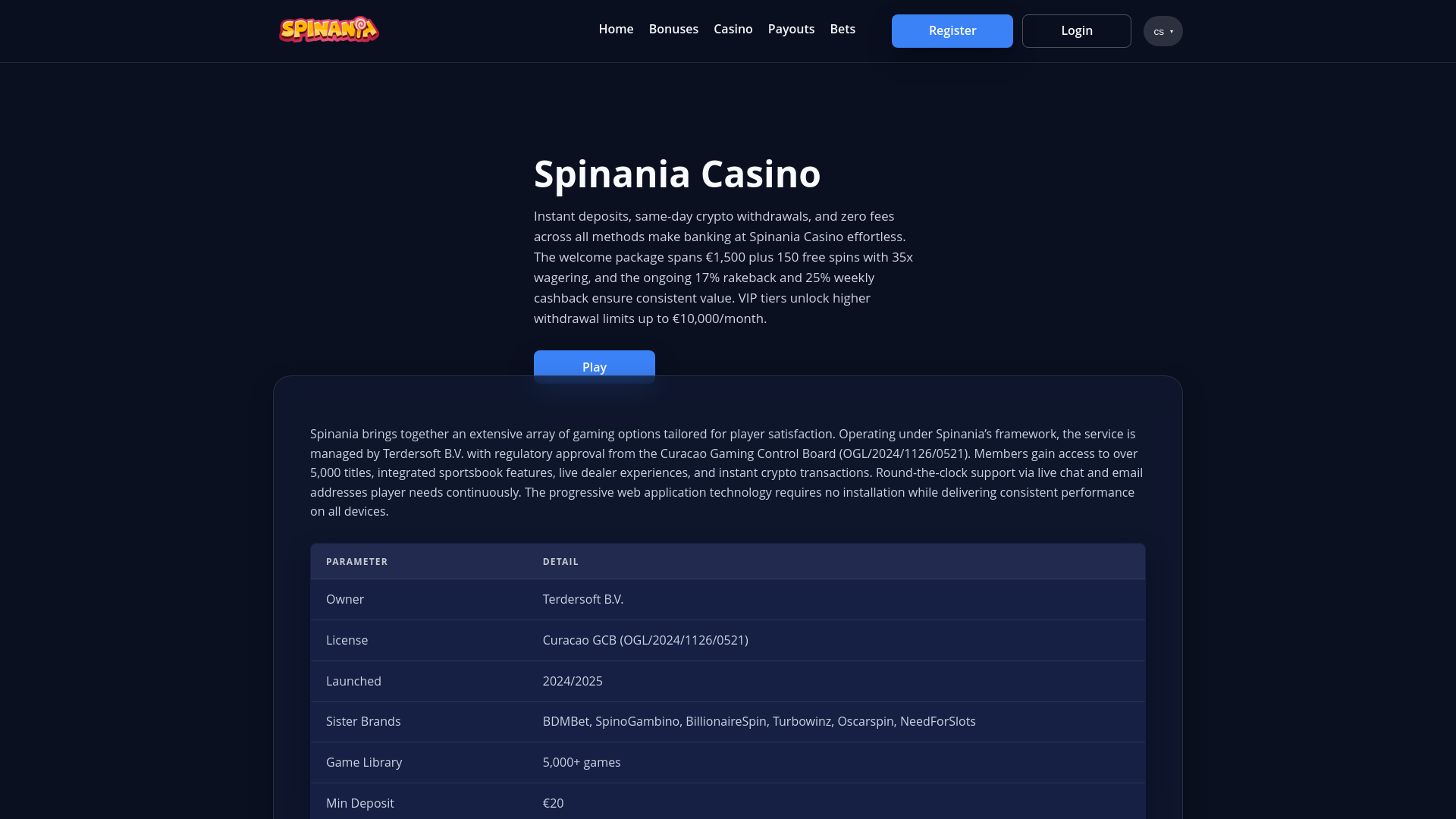 website screenshot of https://spinania-uk-11.pages.dev/