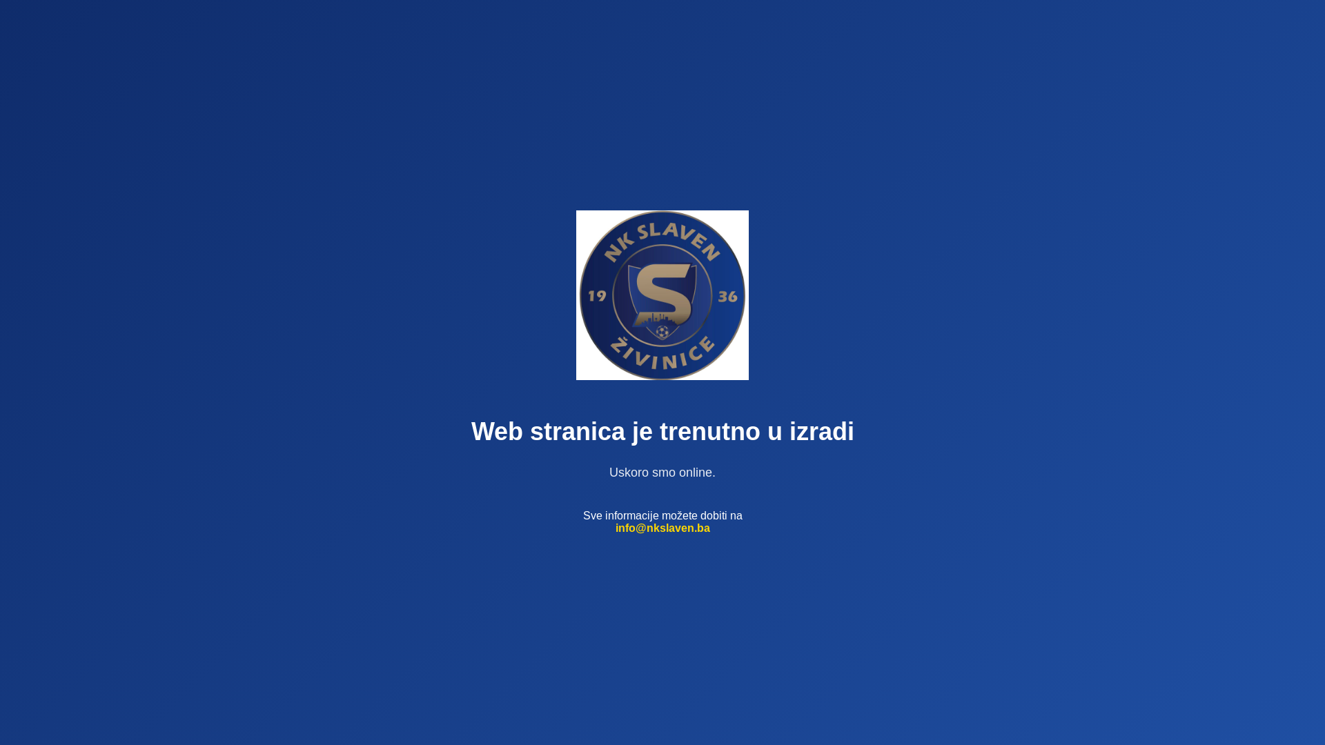 website screenshot of https://nkslaven.ba/