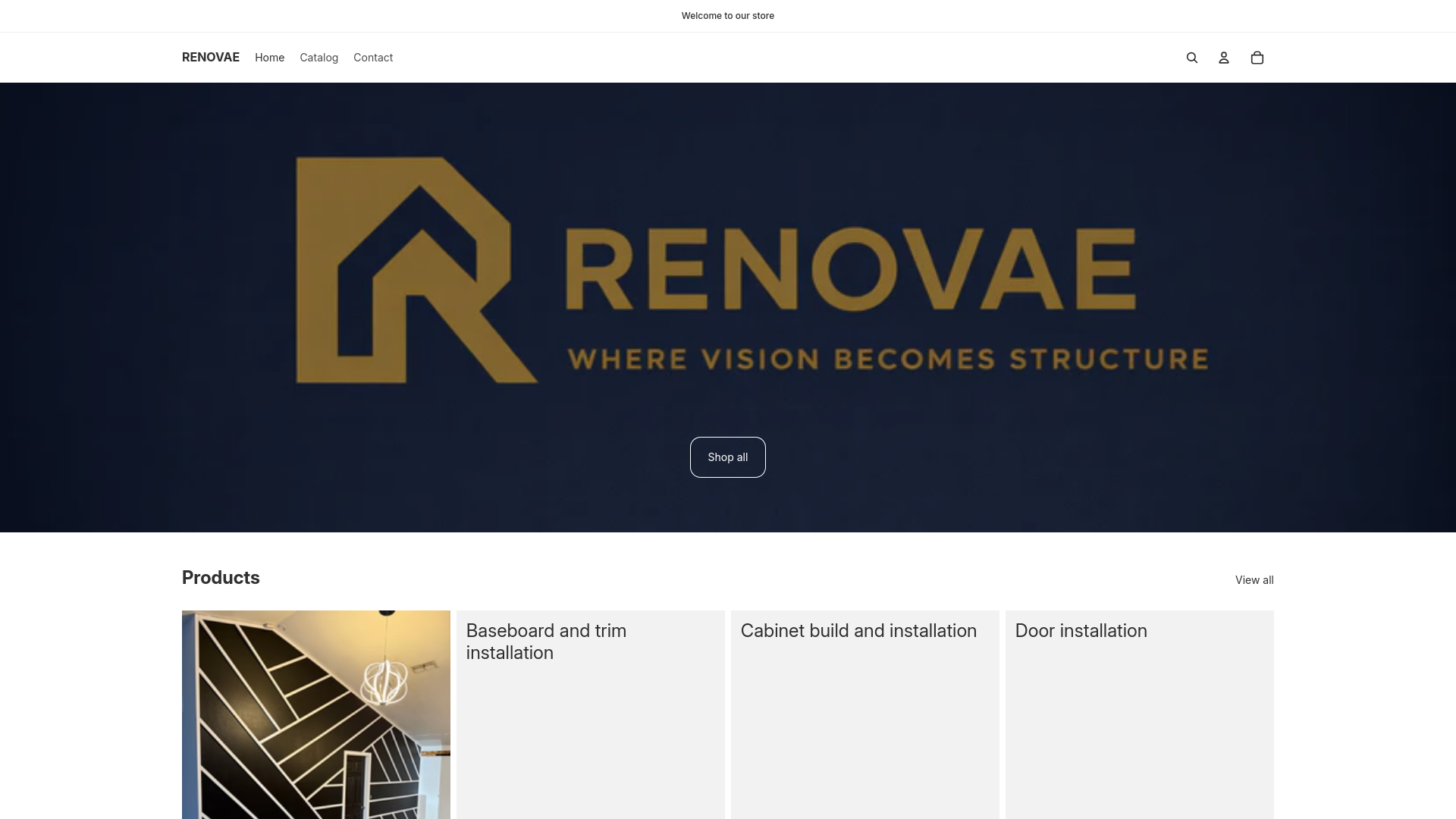 website screenshot of https://renovae.net/