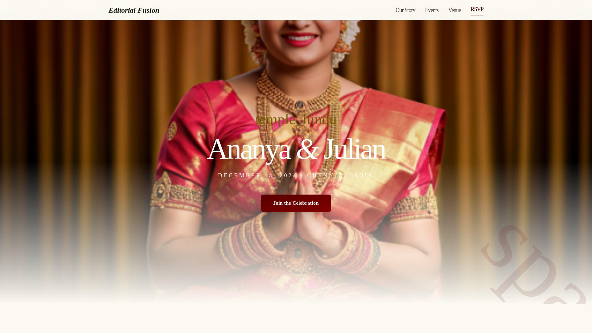 website screenshot of https://shreewedsaustin.pages.dev/