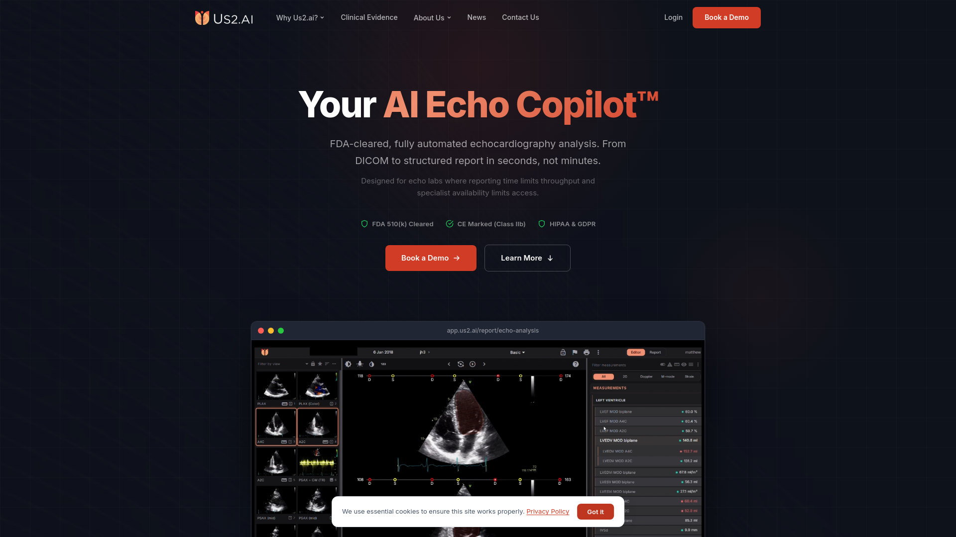 website screenshot of https://us2ai-publications.pages.dev/