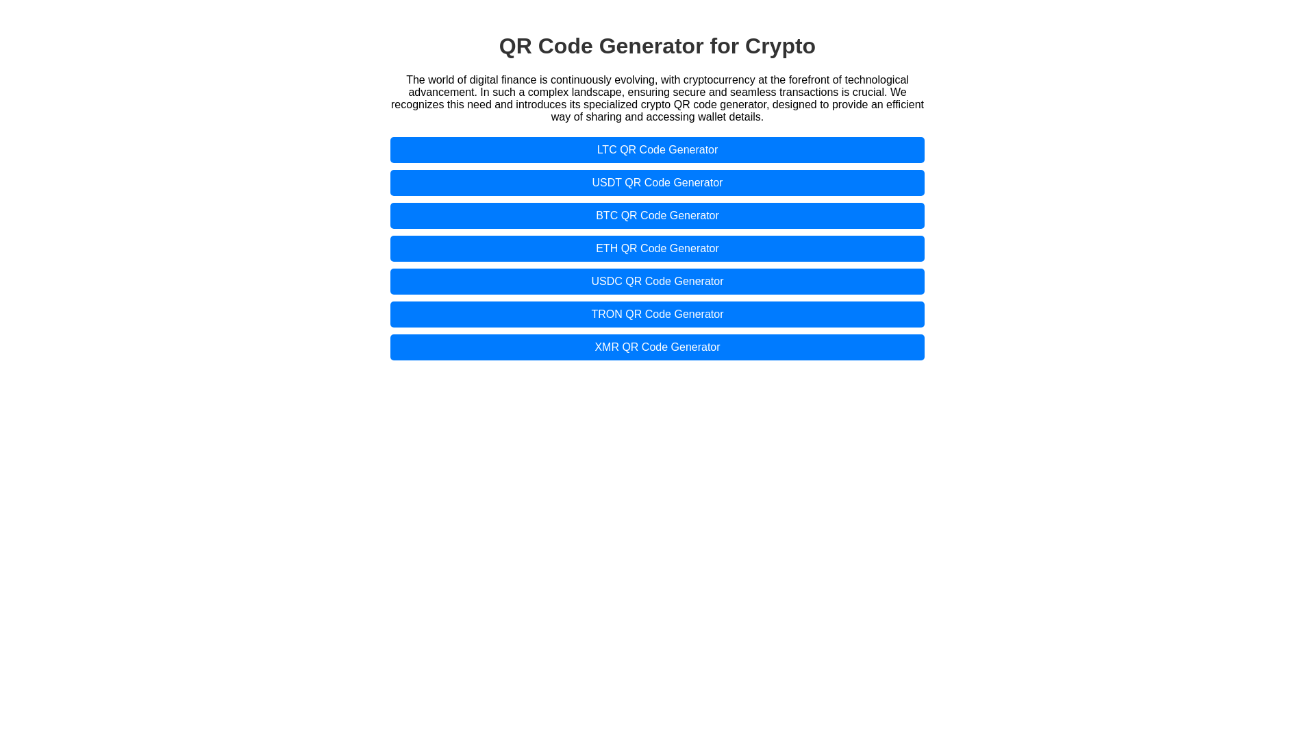 website screenshot of https://qrcode-generator.to/