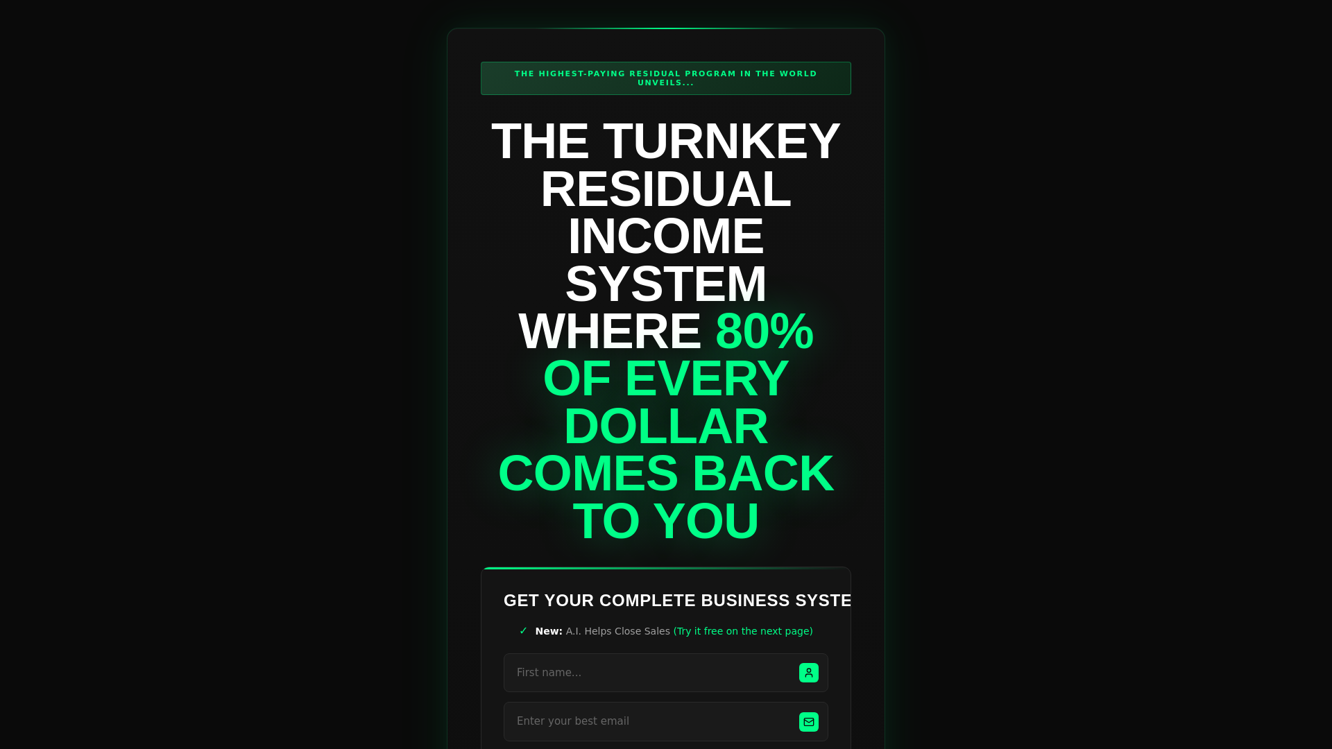 website screenshot of https://retirereadyai.com