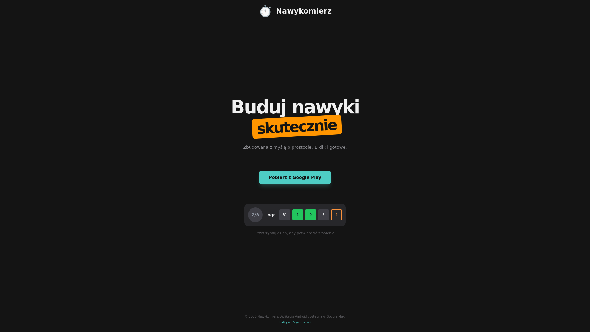 website screenshot of https://nawykomierz24.pl/