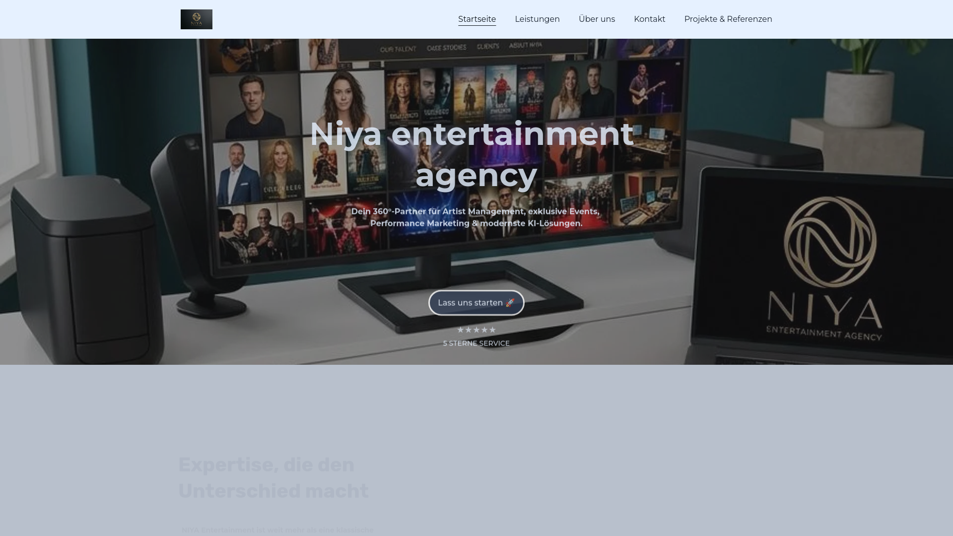 website screenshot of https://infoniyaent.de/