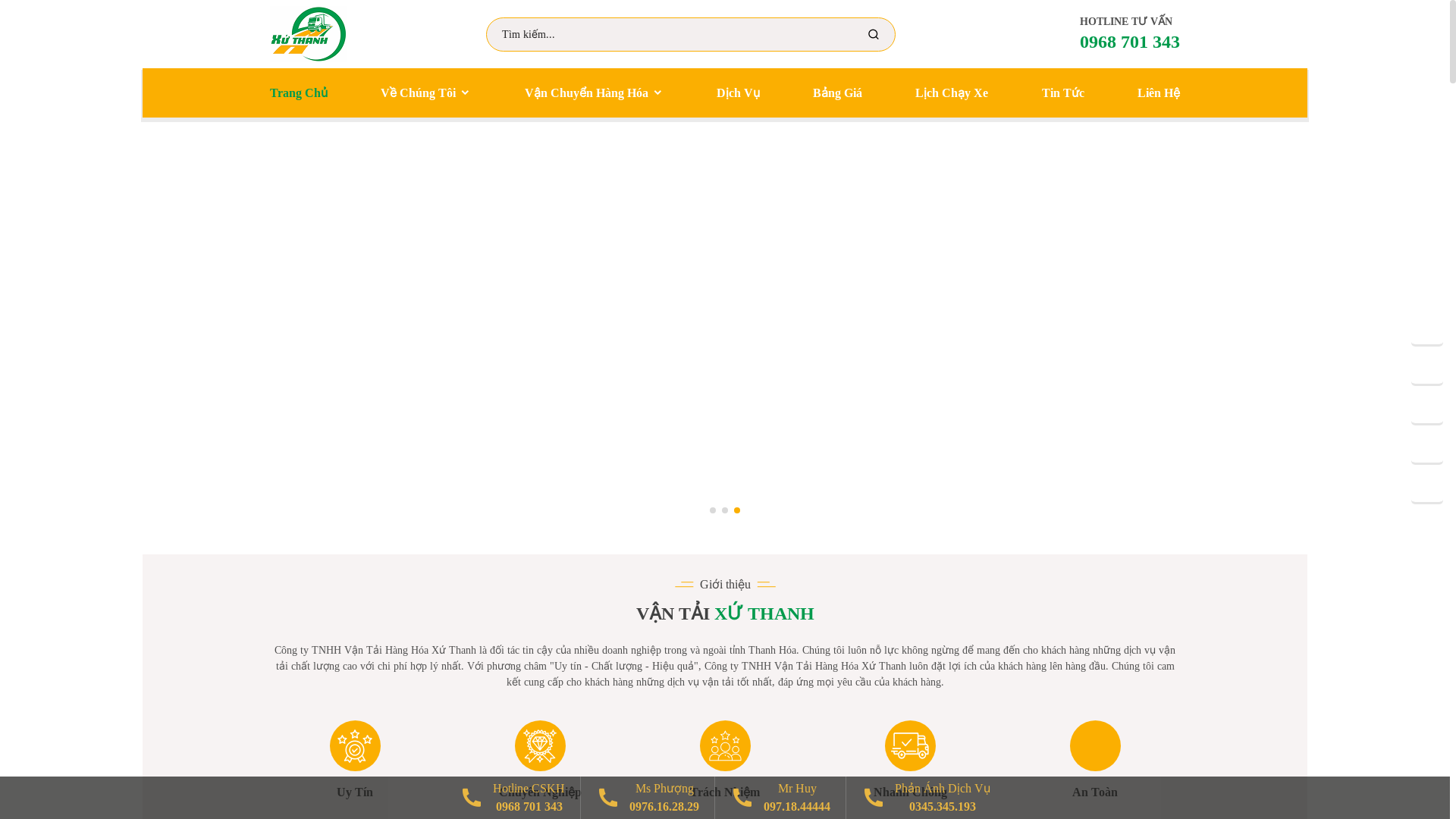 website screenshot of https://vantaixuthanh.com/