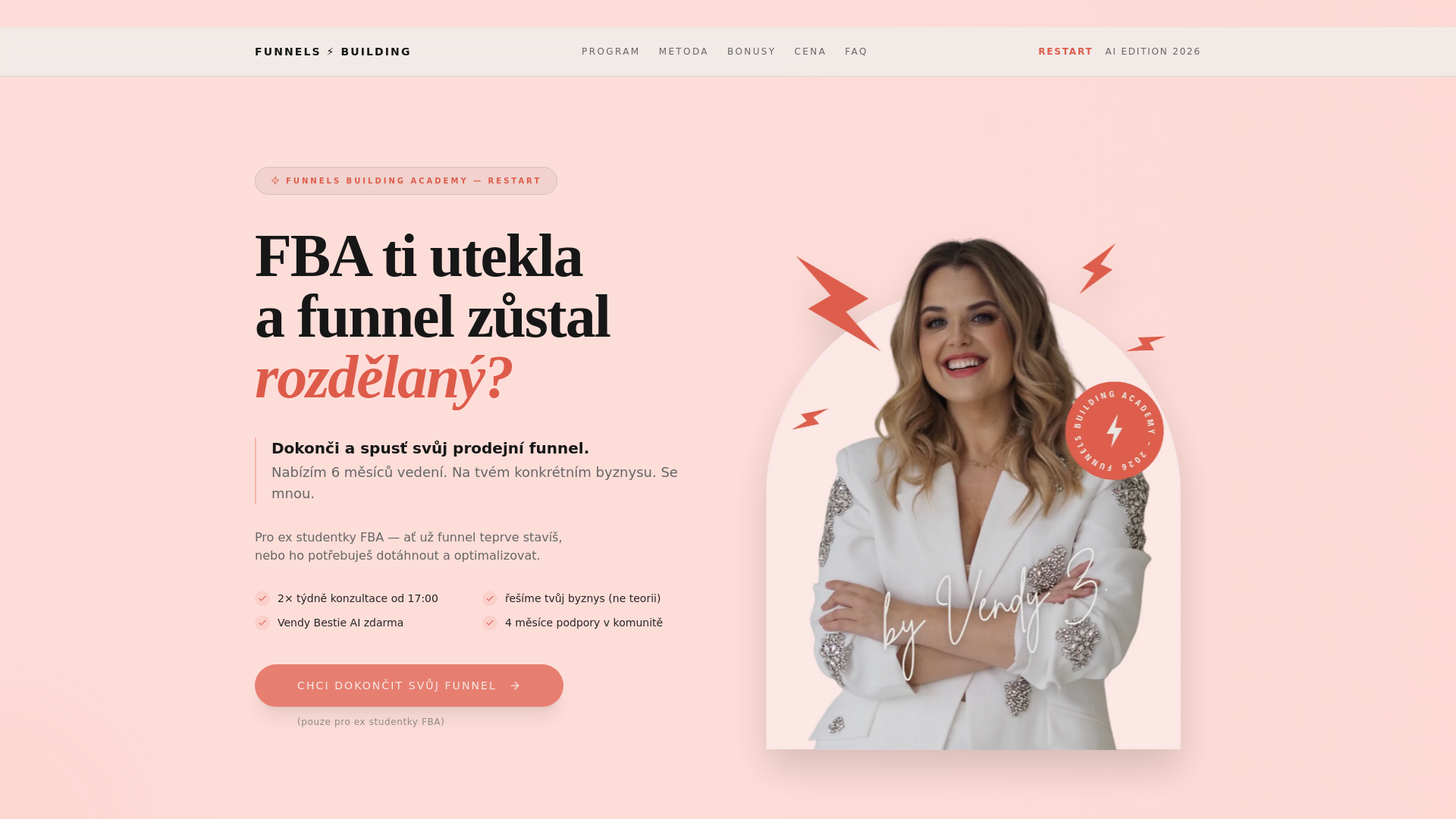 website screenshot of https://fba-restart.cz
