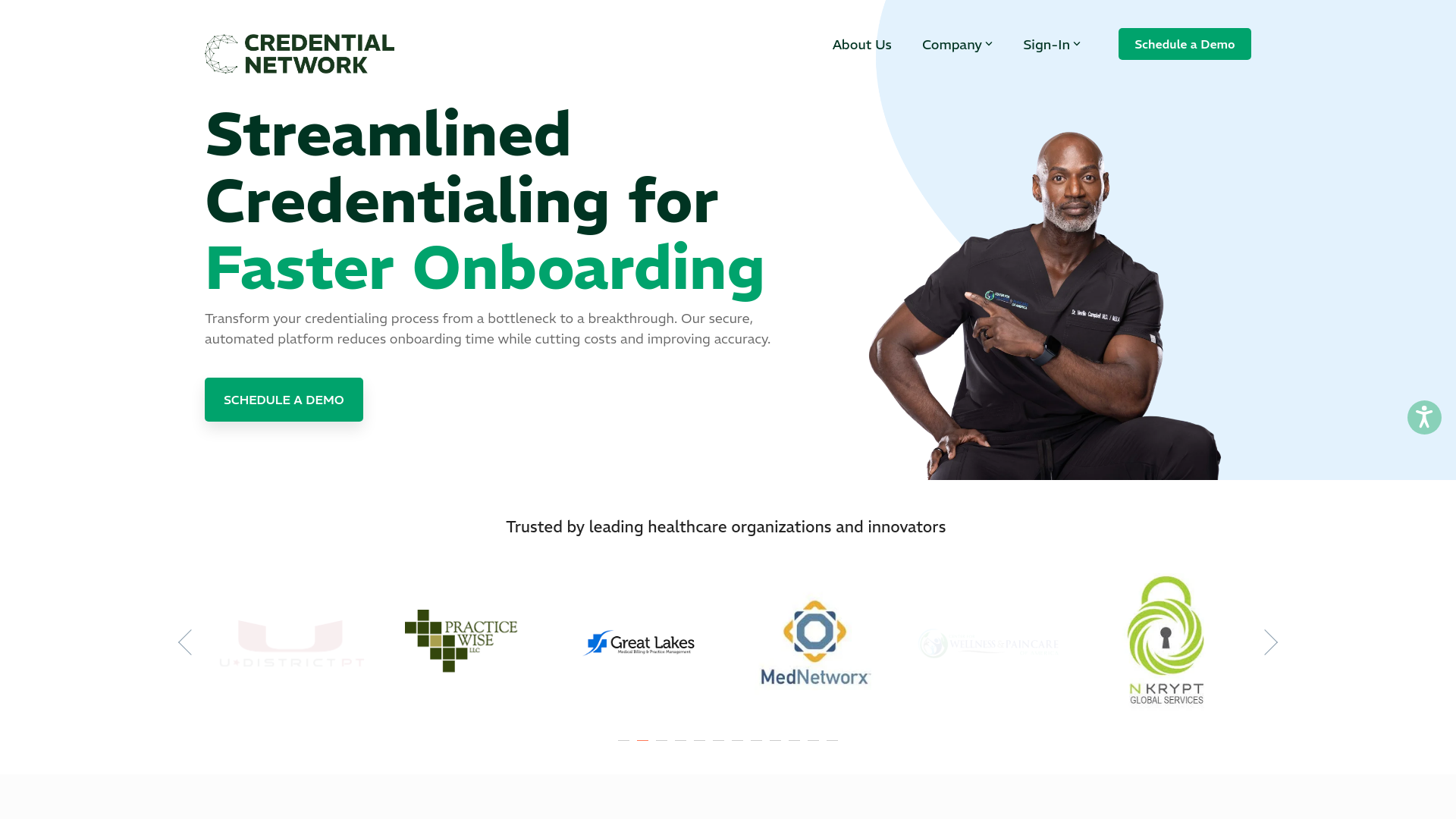 website screenshot of https://getcrednet.com/