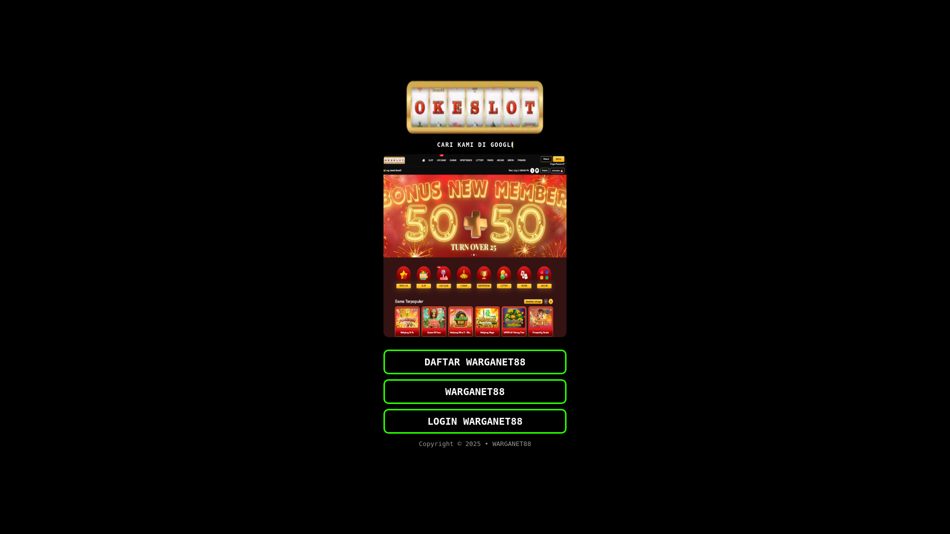 website screenshot of https://warganet88-log.pages.dev/
