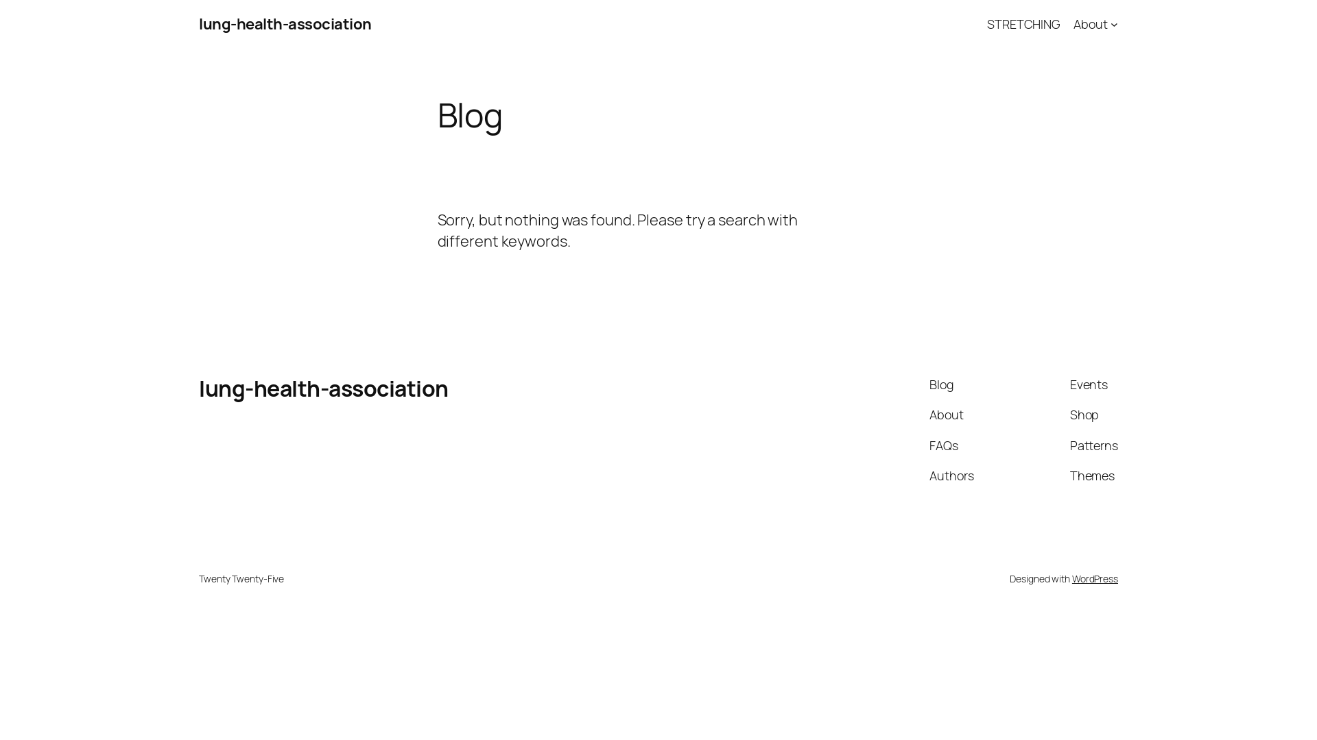 website screenshot of https://lung-health-association.com/