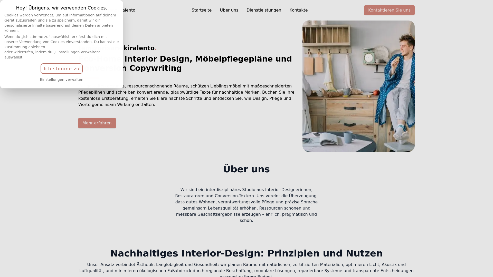 website screenshot of https://temizorisanokiralento.click