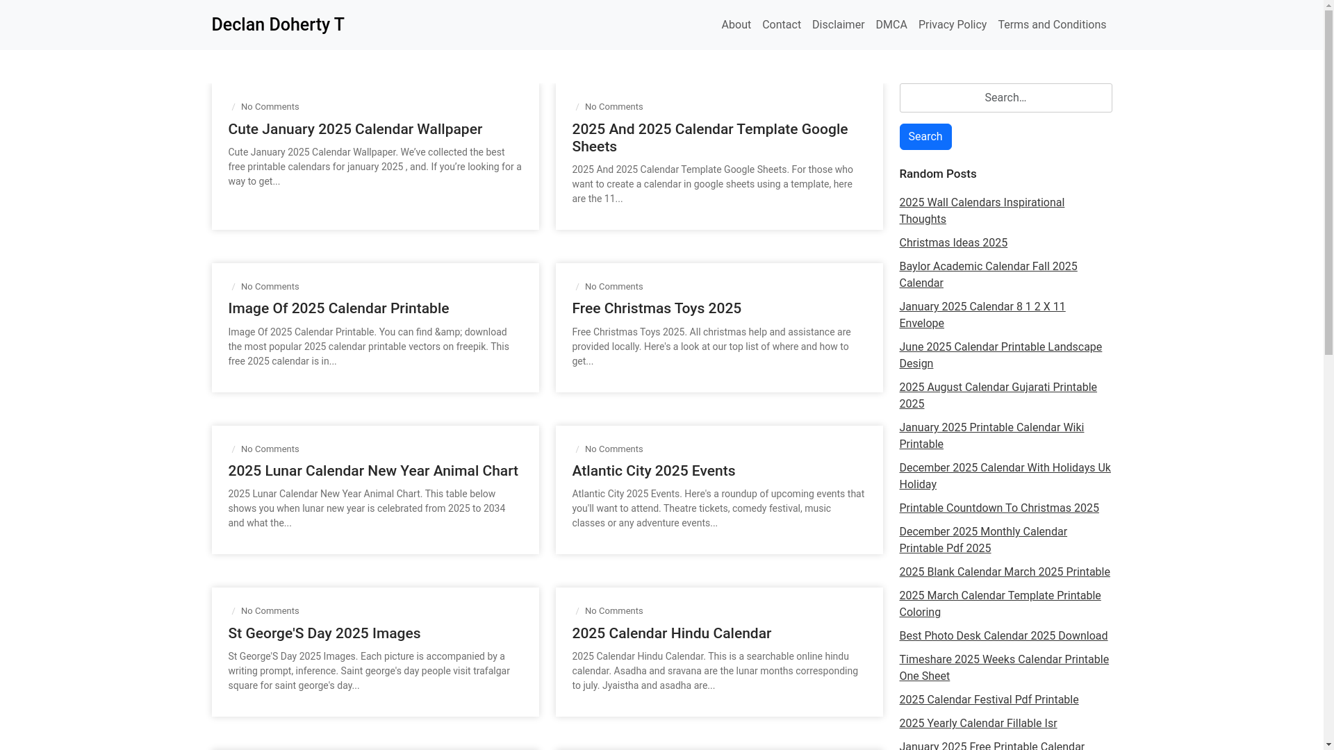 website screenshot of https://declandohertyt.pages.dev/