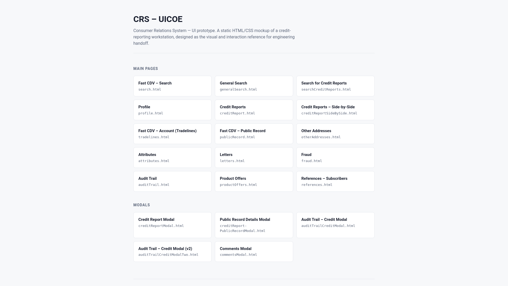 website screenshot of https://crs-uicoe.pages.dev/