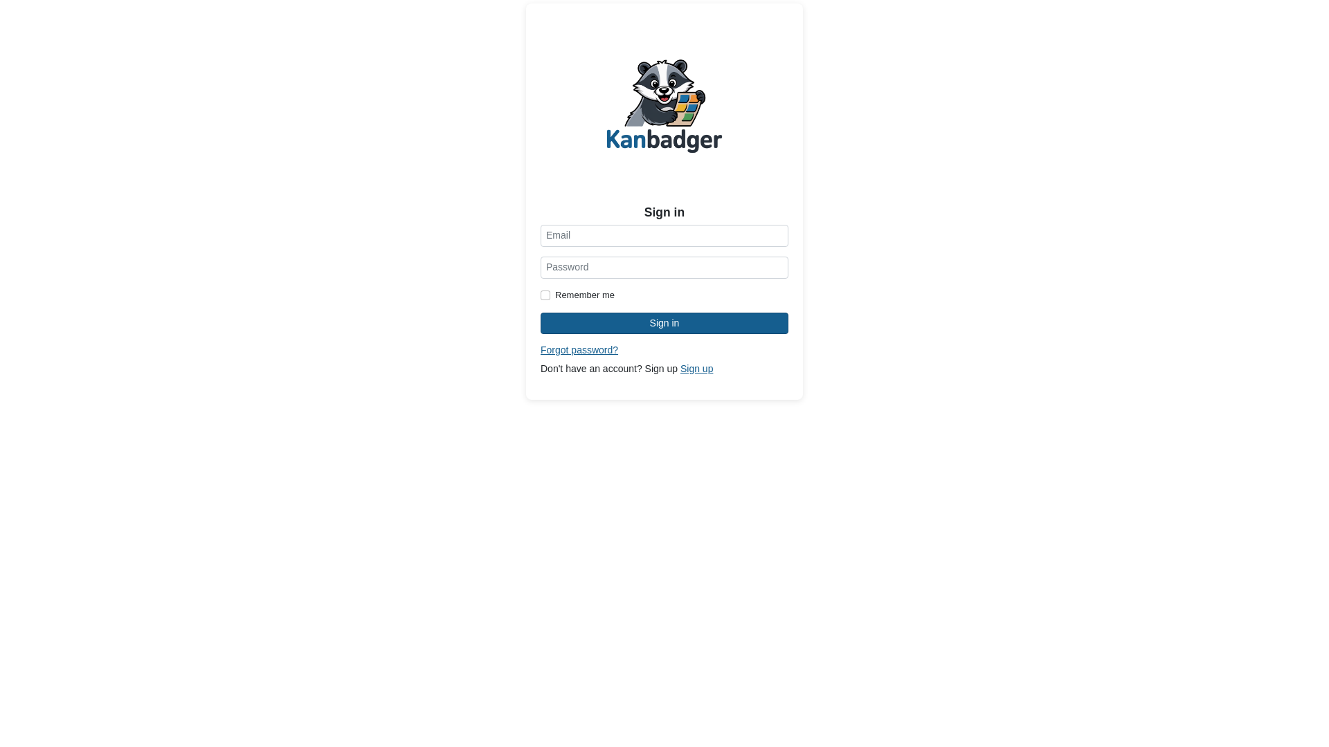 website screenshot of https://kanbadger.com/