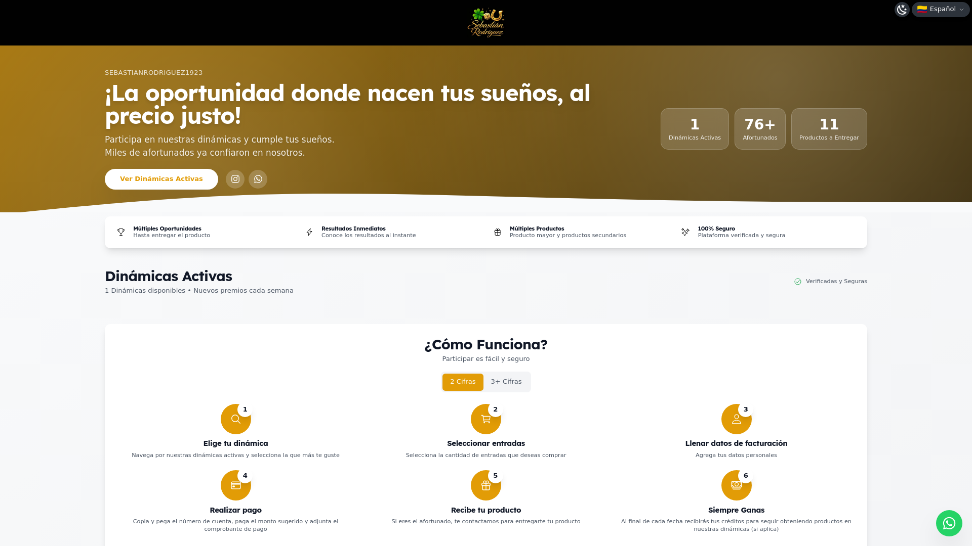 website screenshot of https://sebastianrodriguez1923.com