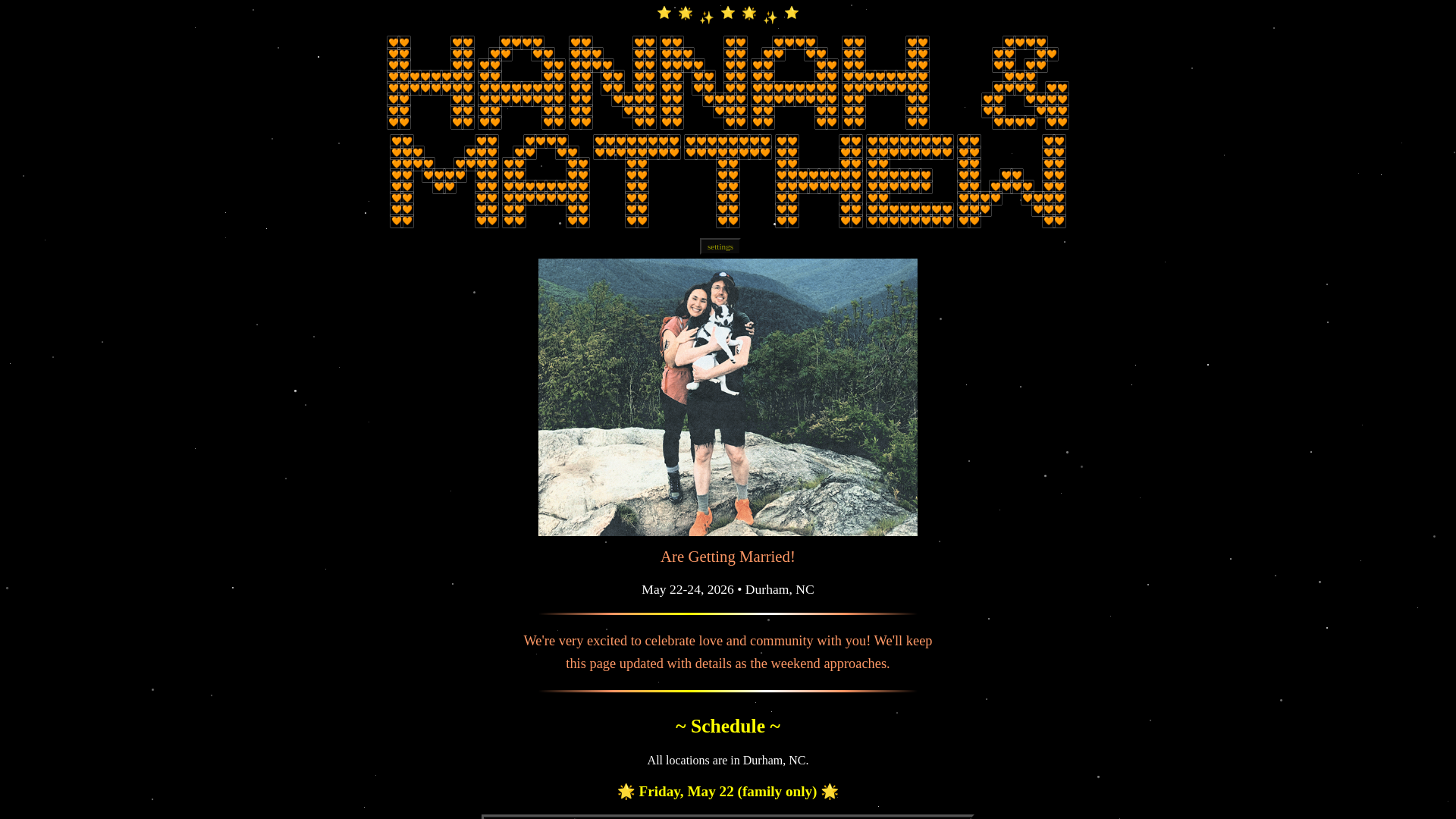 website screenshot of https://asmallgathering.net/