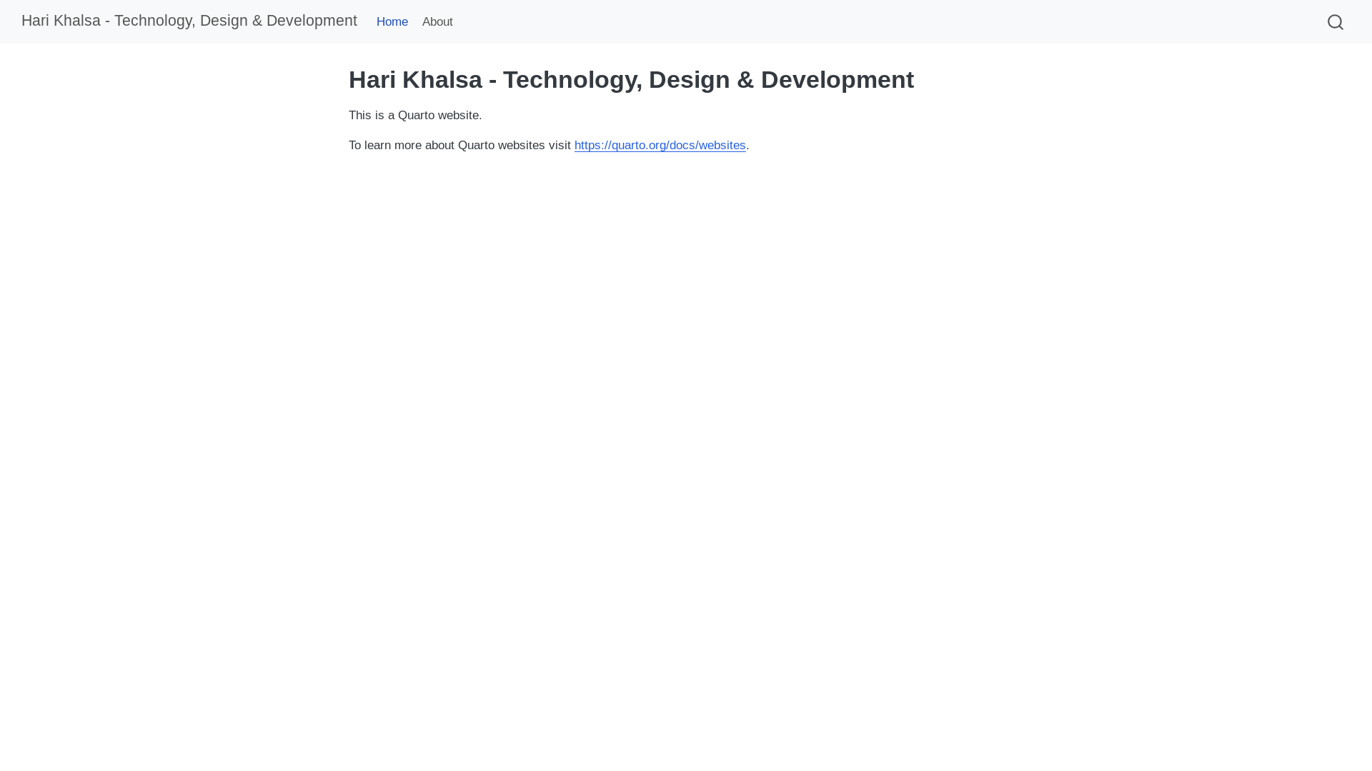 website screenshot of https://haridatti.pages.dev/