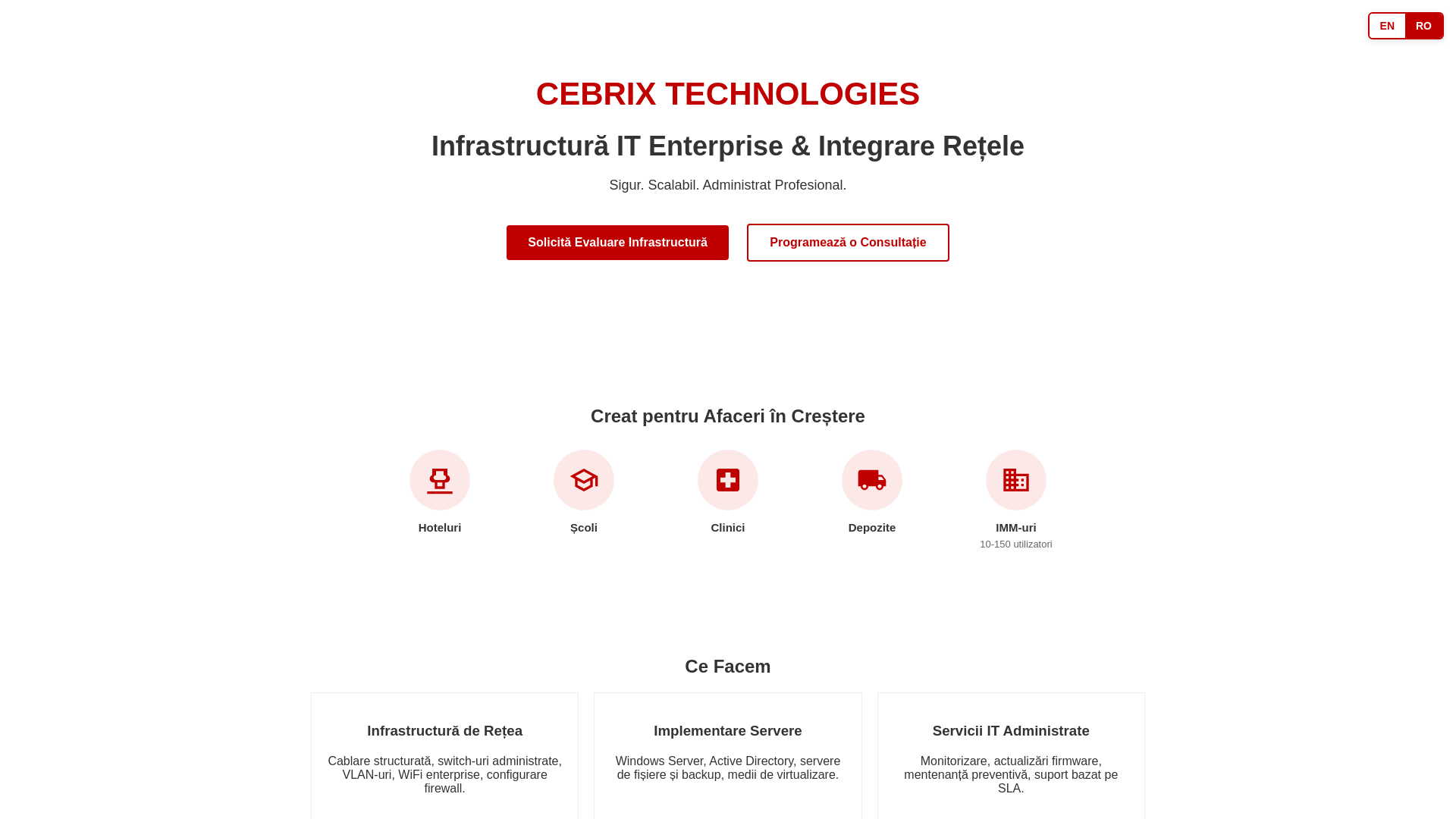 website screenshot of https://cebrix.ro/