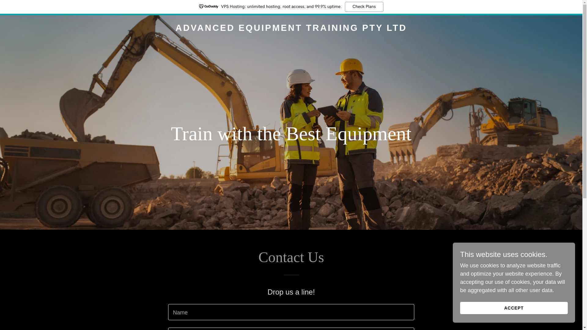 website screenshot of https://advancedequipmenttraining.com/