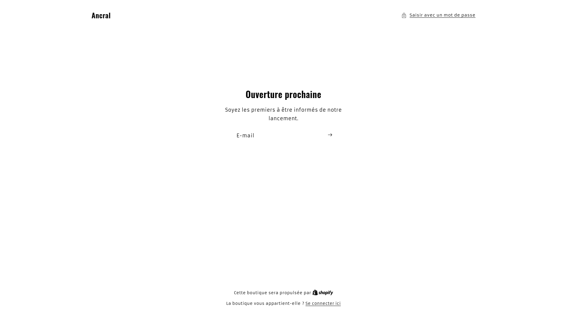 website screenshot of https://ancral.fr/