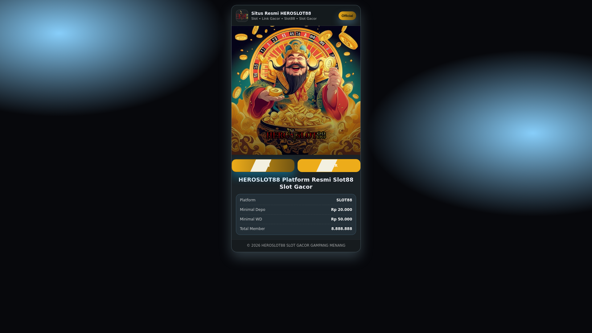 website screenshot of https://heroslot88rank1pasti.pages.dev/