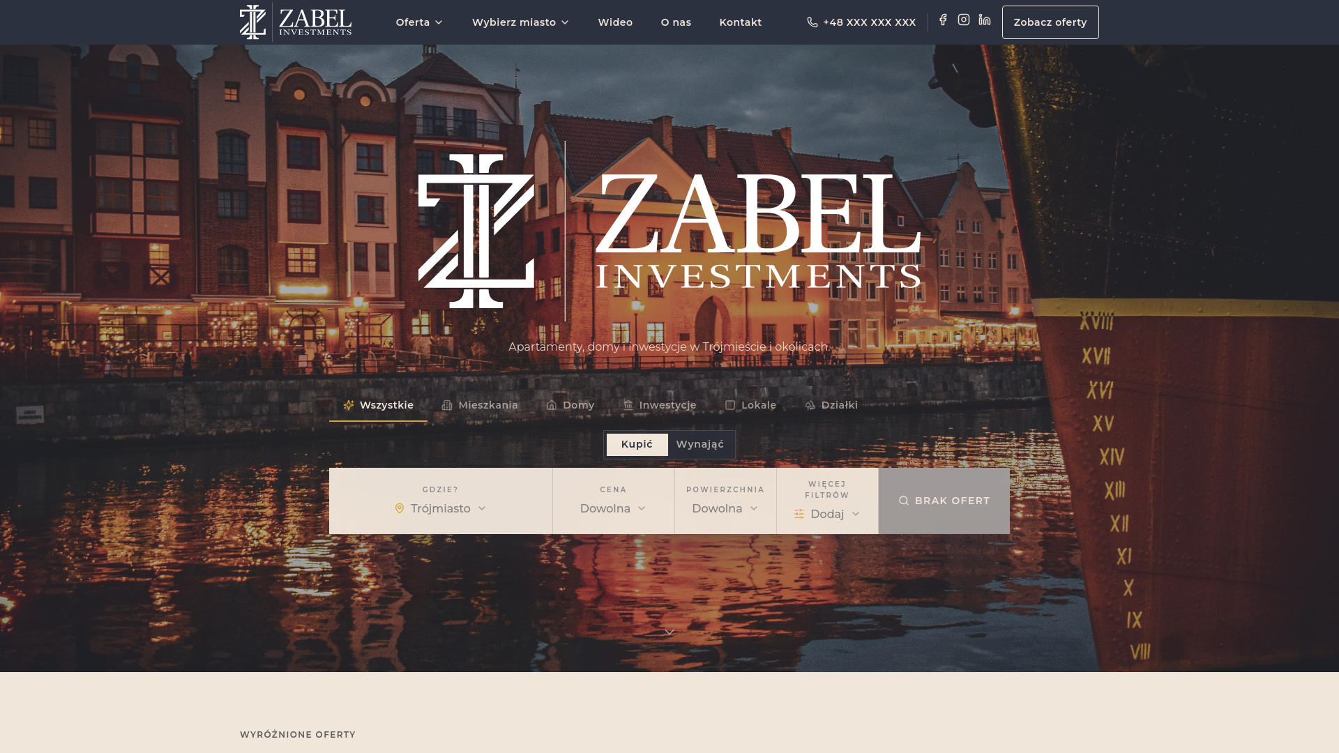 website screenshot of https://zabel-investments.pages.dev/